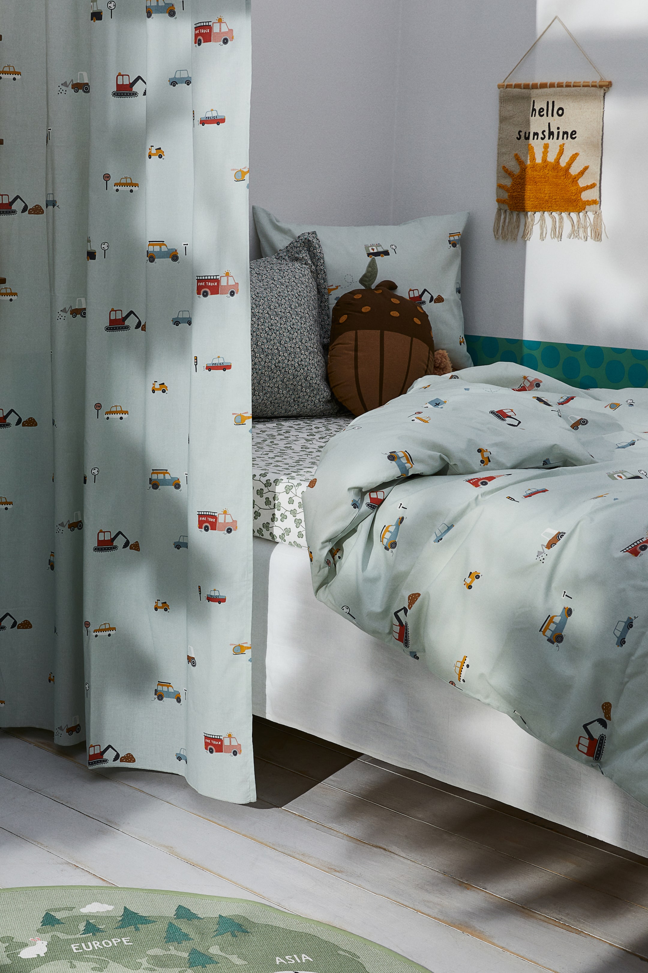 Patterned Twin Duvet Cover Set