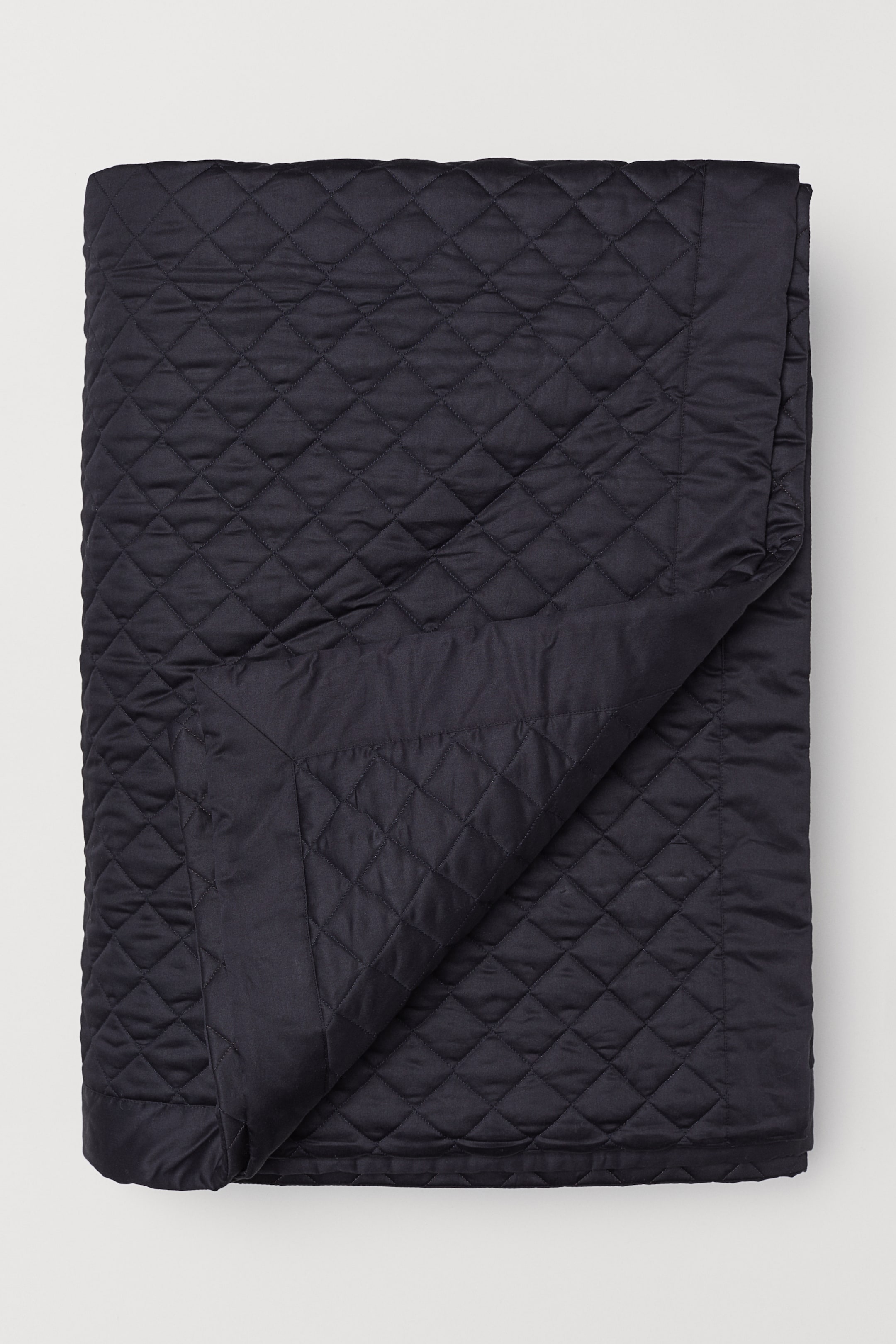 Nagyobb kép megtekintése: Steppelt ágytakaró - Fekete - HOME | H&M HU 1