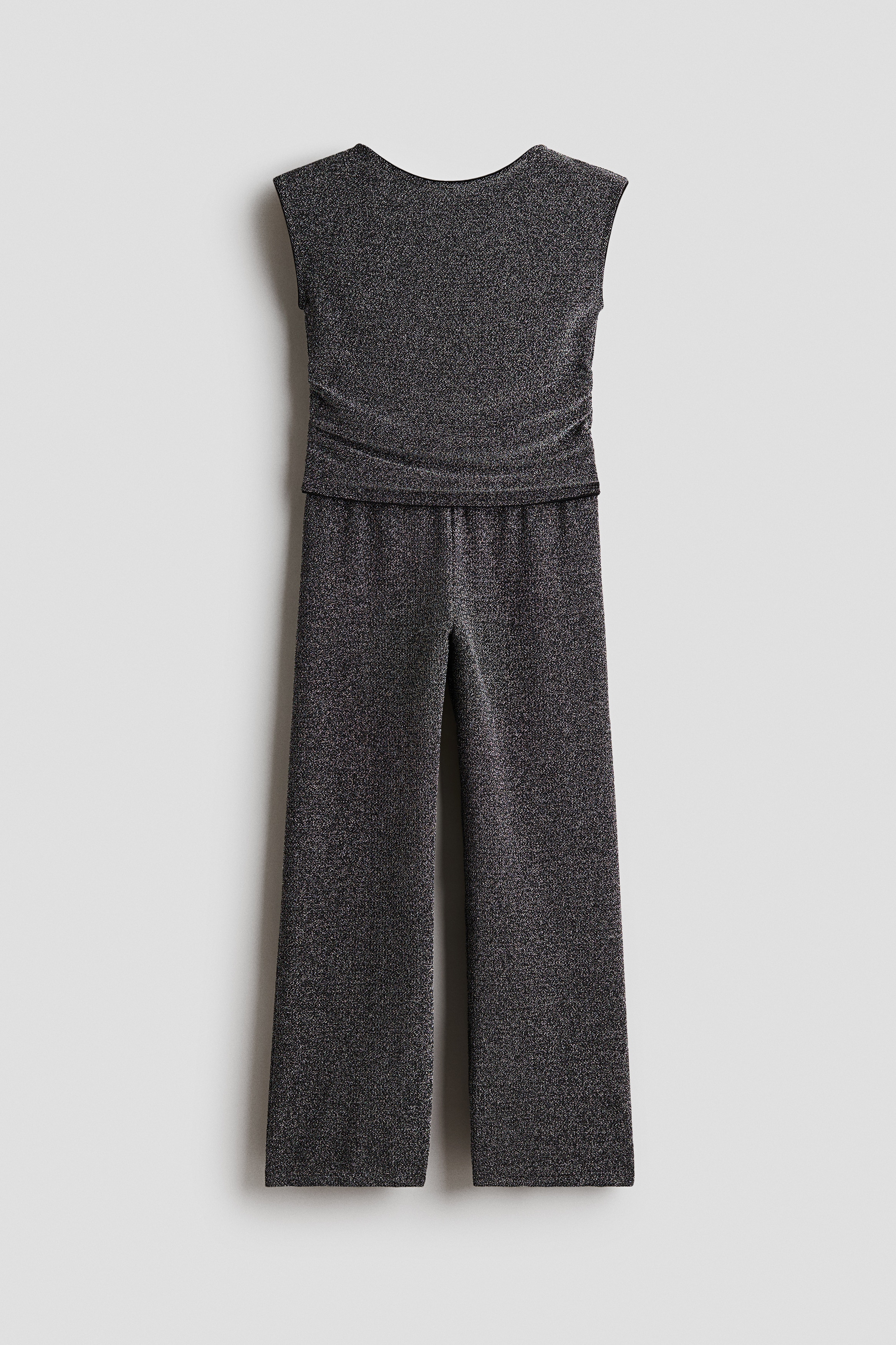 Tweedelige set van glitterend tricot
