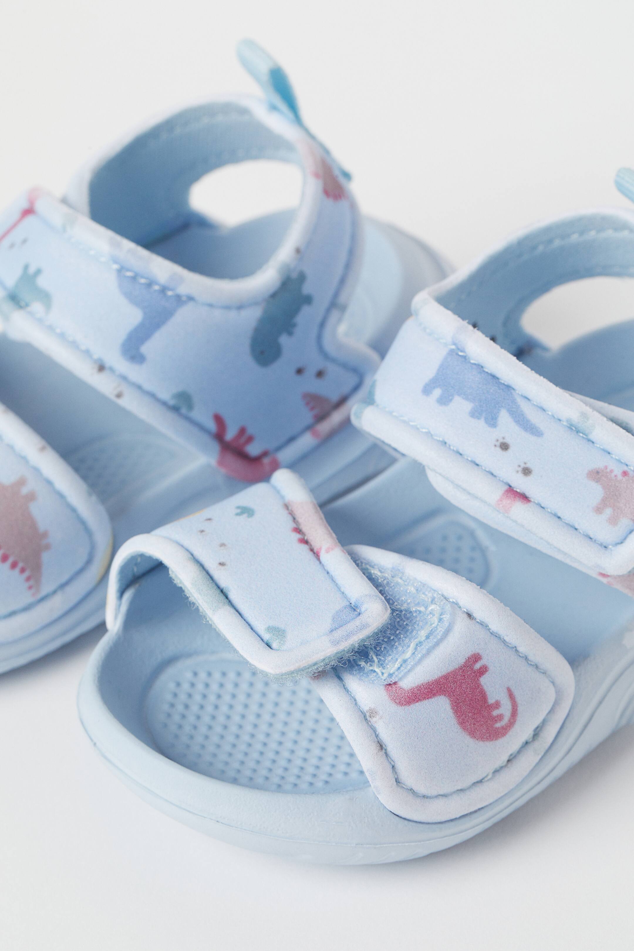 Agrandir l'image: Sandales à motif - Bleu clair/dinosaures - ENFANT | H&M BE 3