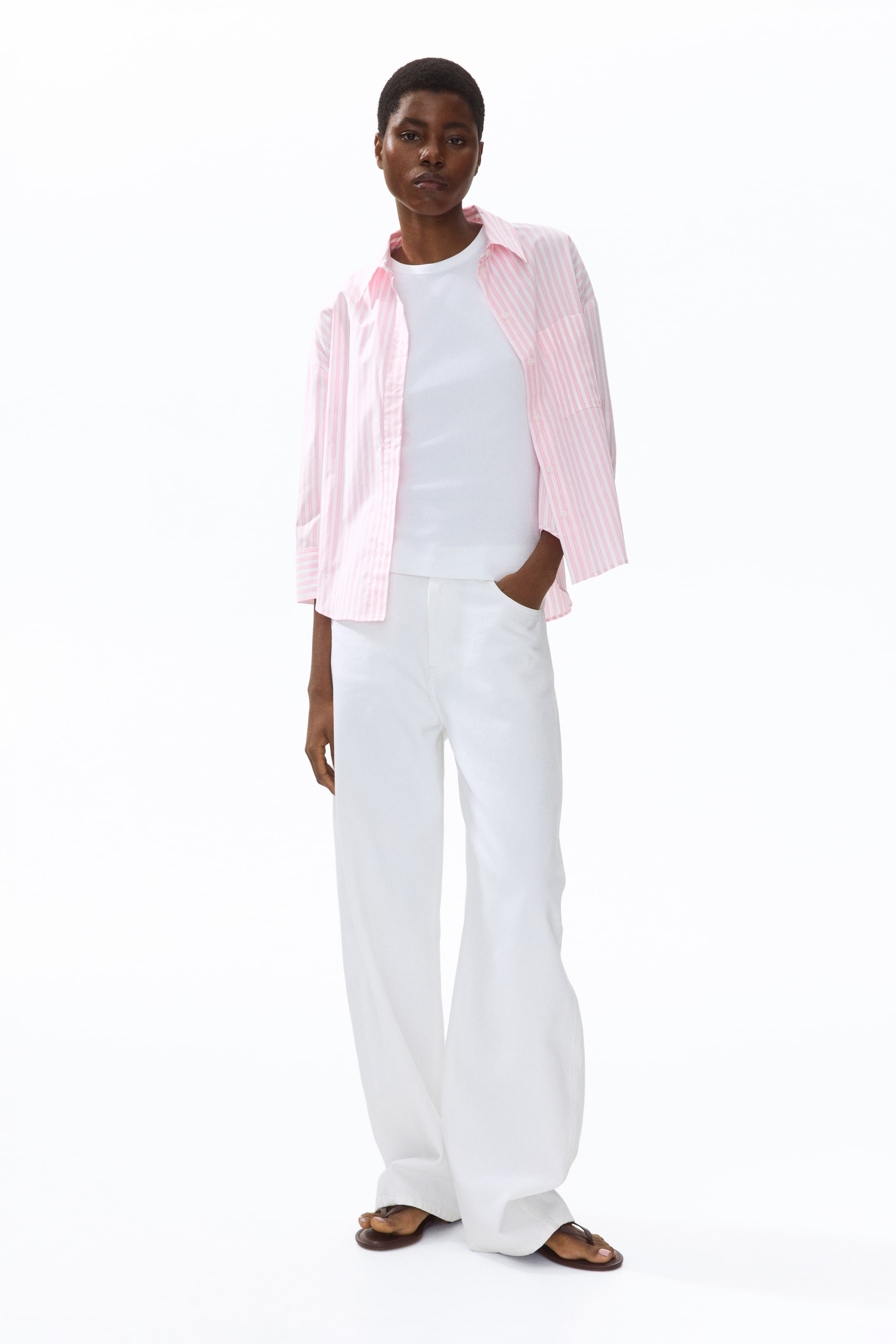 Short Poplin Shirt