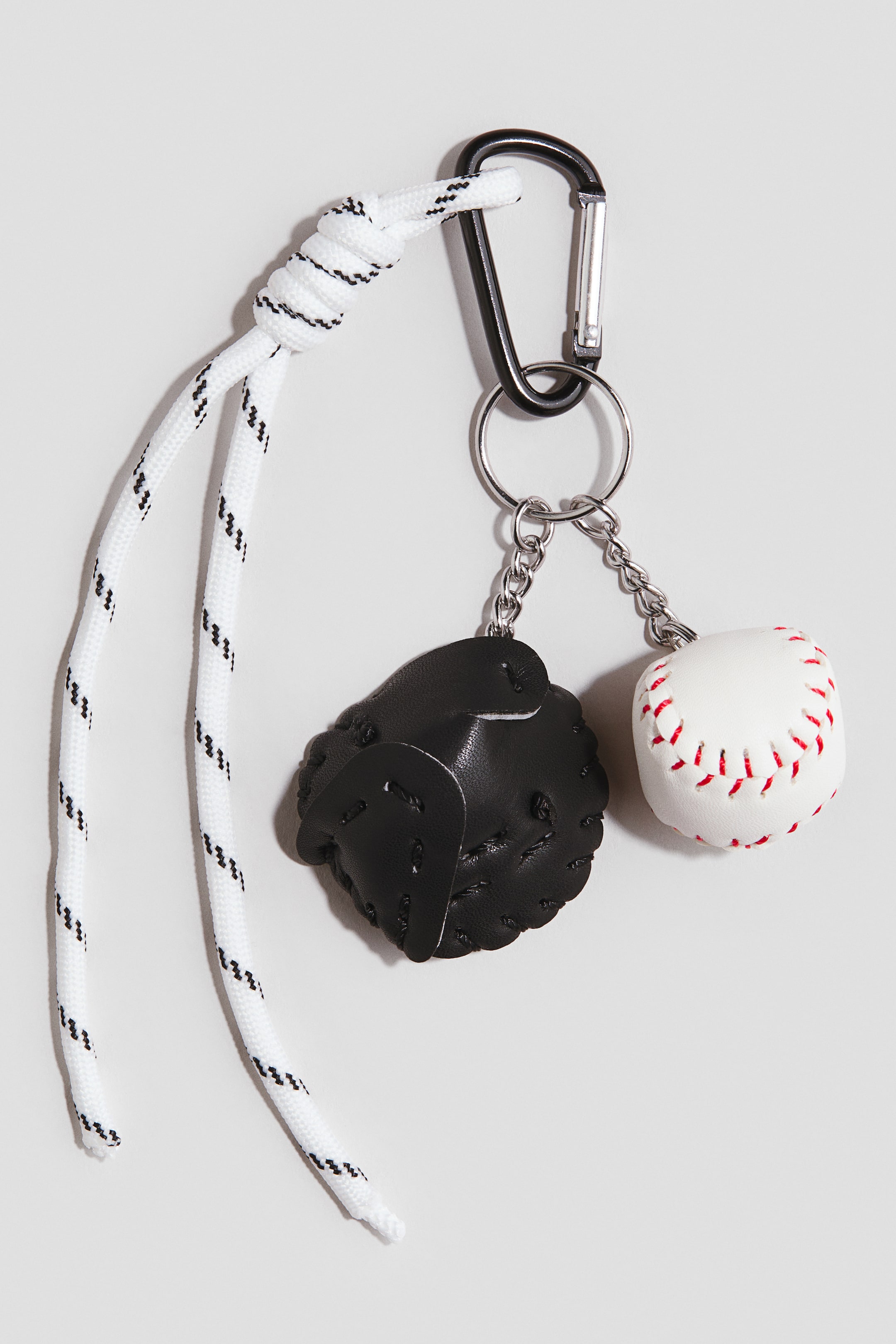 View larger image: Bag charm - White/Baseball - Kids | H&M MY 2