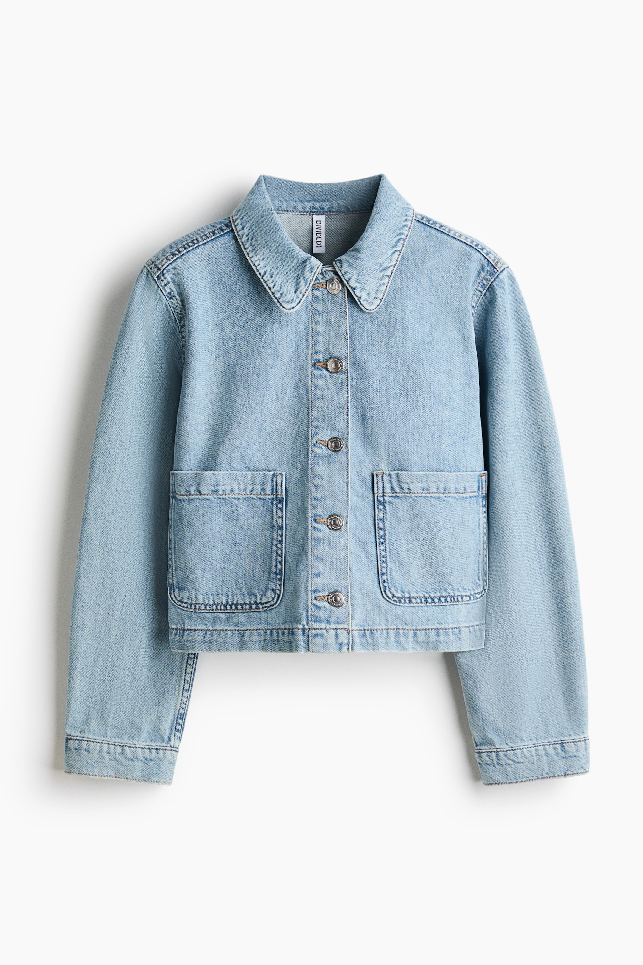 Womens Light Denim Blue Denim Jacket Handm In 