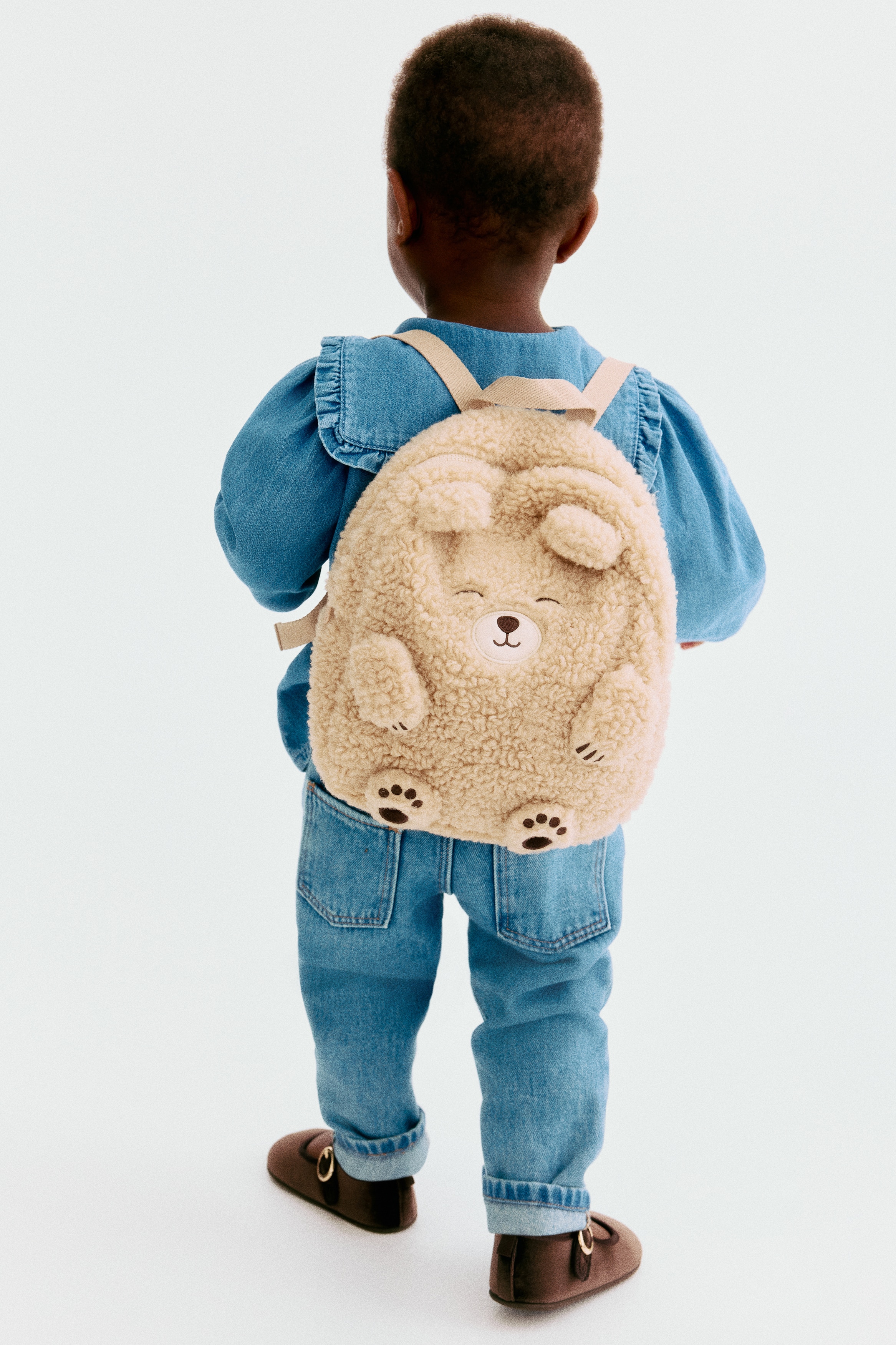 Teddy backpack - Beige/Teddy bear