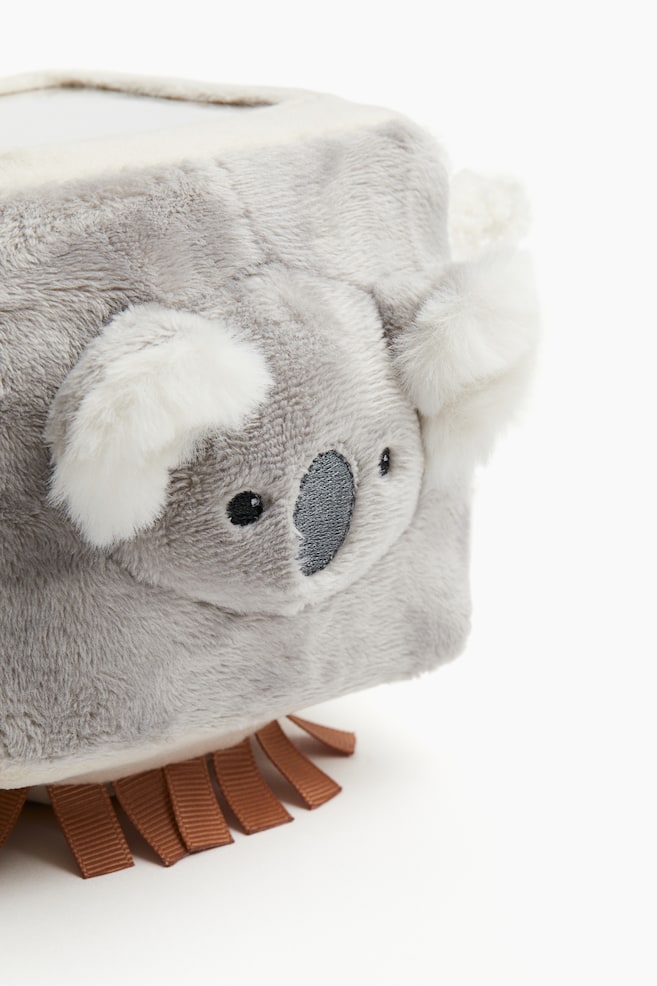 Peluche interattivo a forma di cubo-Beige chiaro/orsetto - 2