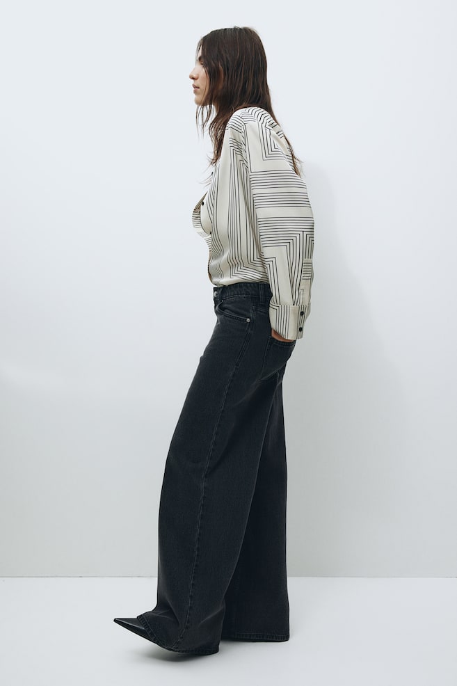Twill blouse - Cream/Patterned/Cream/Navy blue/Striped/Black/Patterned - 5
