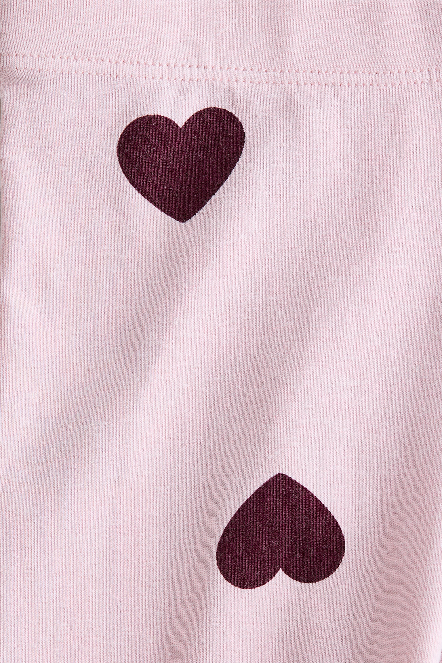 Cotton leggings - Light pink/Hearts/Black/Light beige/Leopard print/Dusty purple/Leopard print - 2