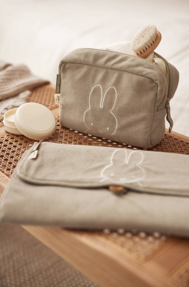 Tapis À Langer Nomade & Trousse De Soins - Miffy - Olive Green/Nougat - 2