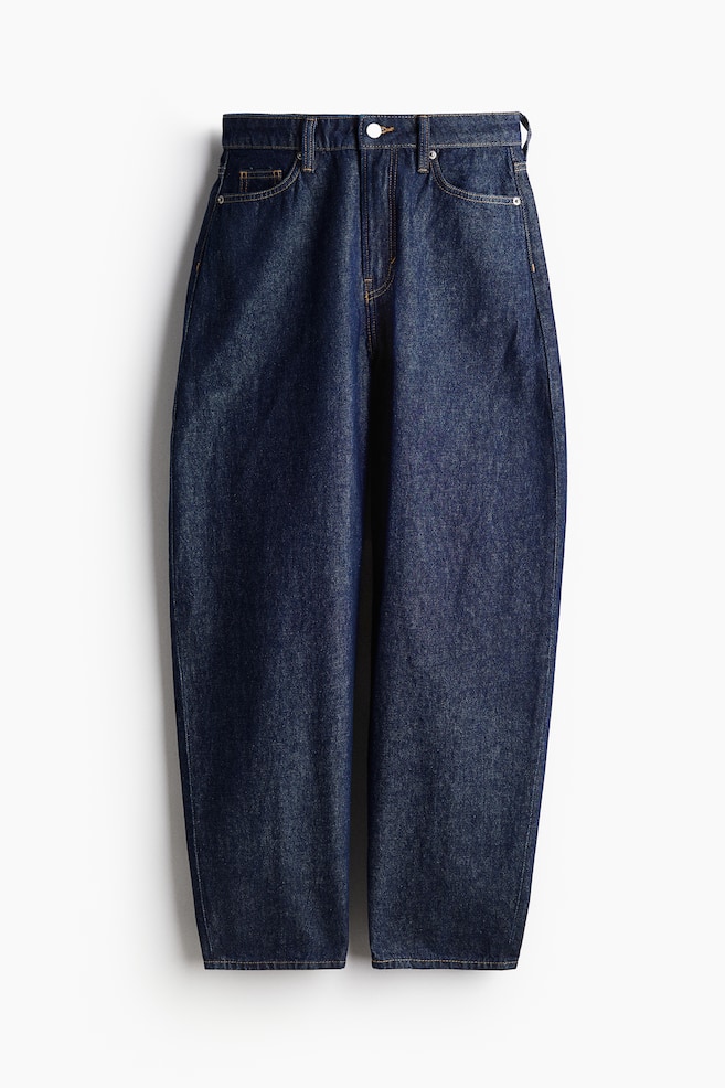Barrel High Jeans - Dark denim blue/Light grey/Black/Coated/Light denim blue/Denim blue/Light denim blue/Denim blue/Pale denim blue/Light denim blue/Denim blue/Cream/Light beige - 1
