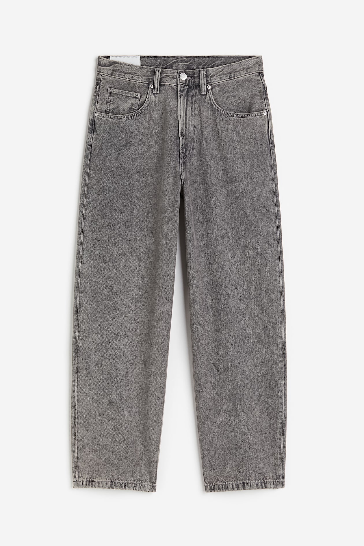 Zara Grey Baggy Jeans Baggy Jeans Dark Denim Grey Men H&M IN