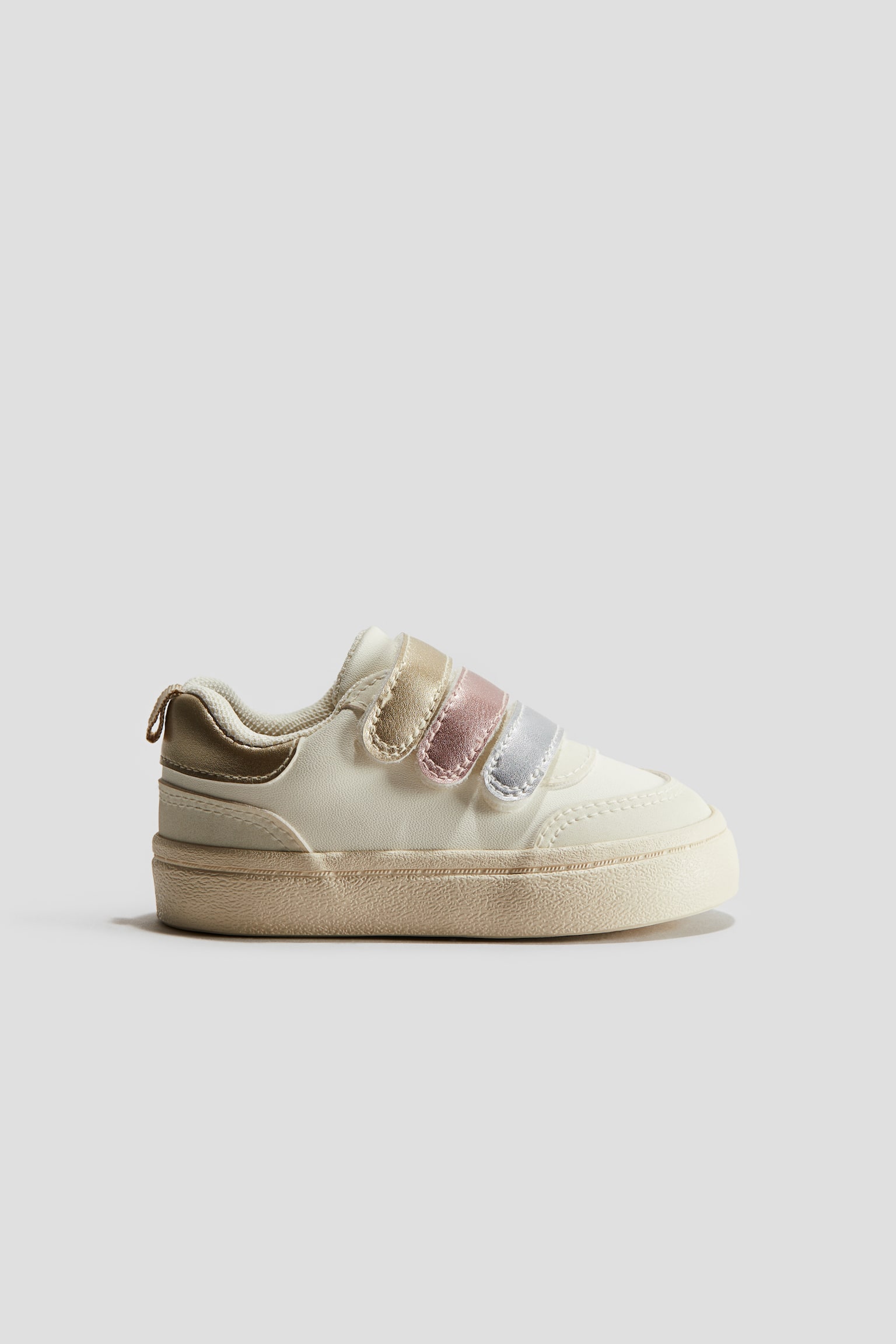 Trainers - Cream/Metallic shimmer/White - 1