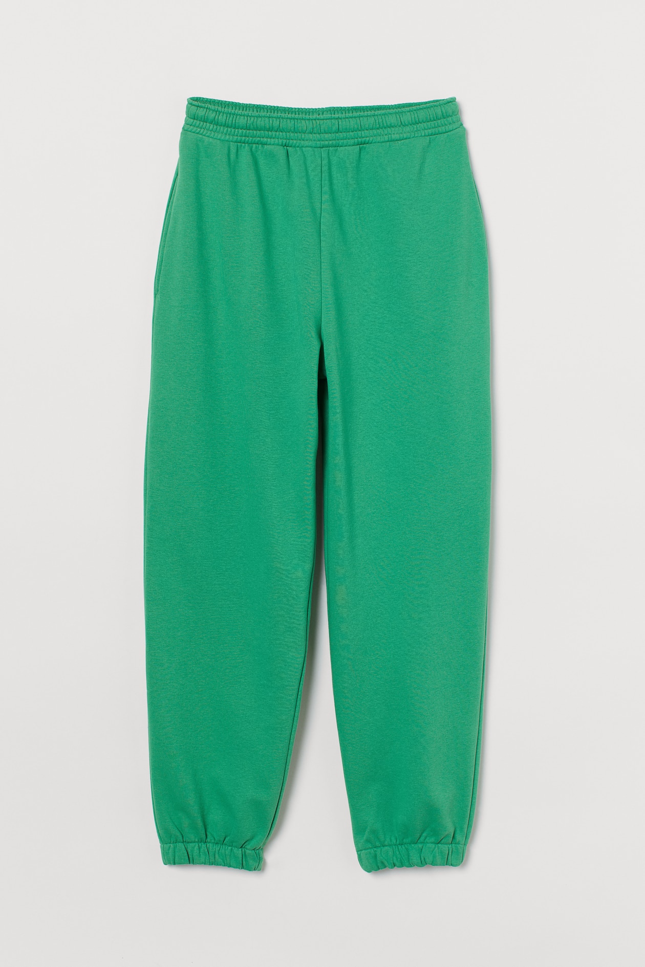 Joggers - Regular waist - Long - Bright green - Ladies | H&M US