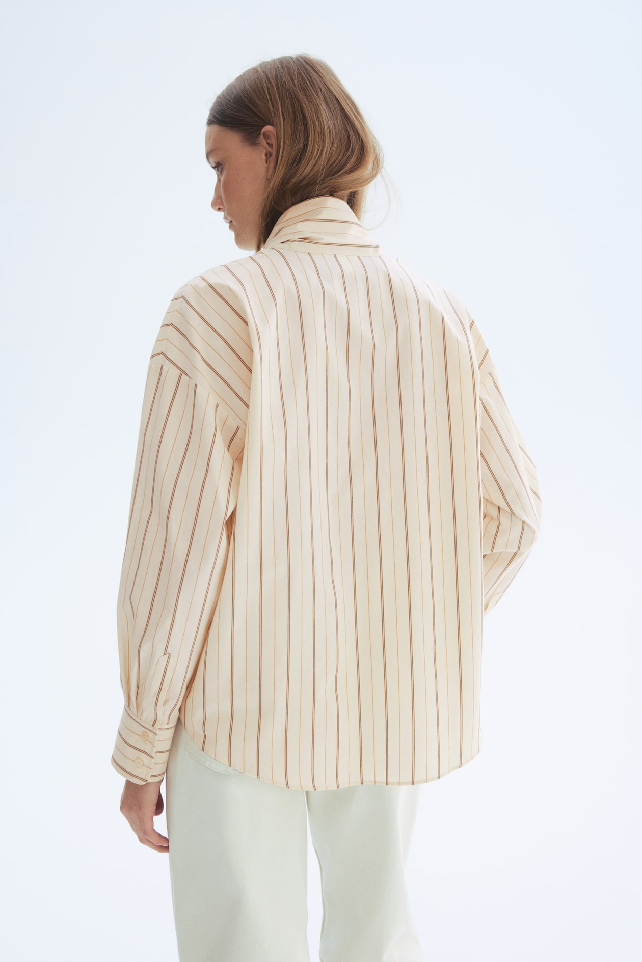 Tie-Front Poplin Shirt - image 3