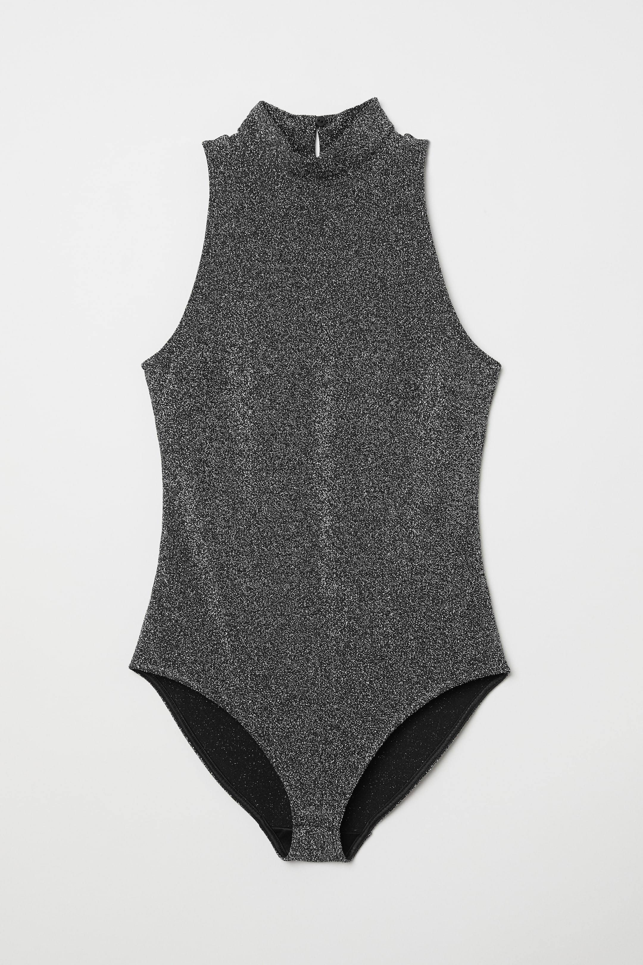 Größeres Bild ansehen: Glitzernder Body - Schwarz - Ladies | H&M DE 1