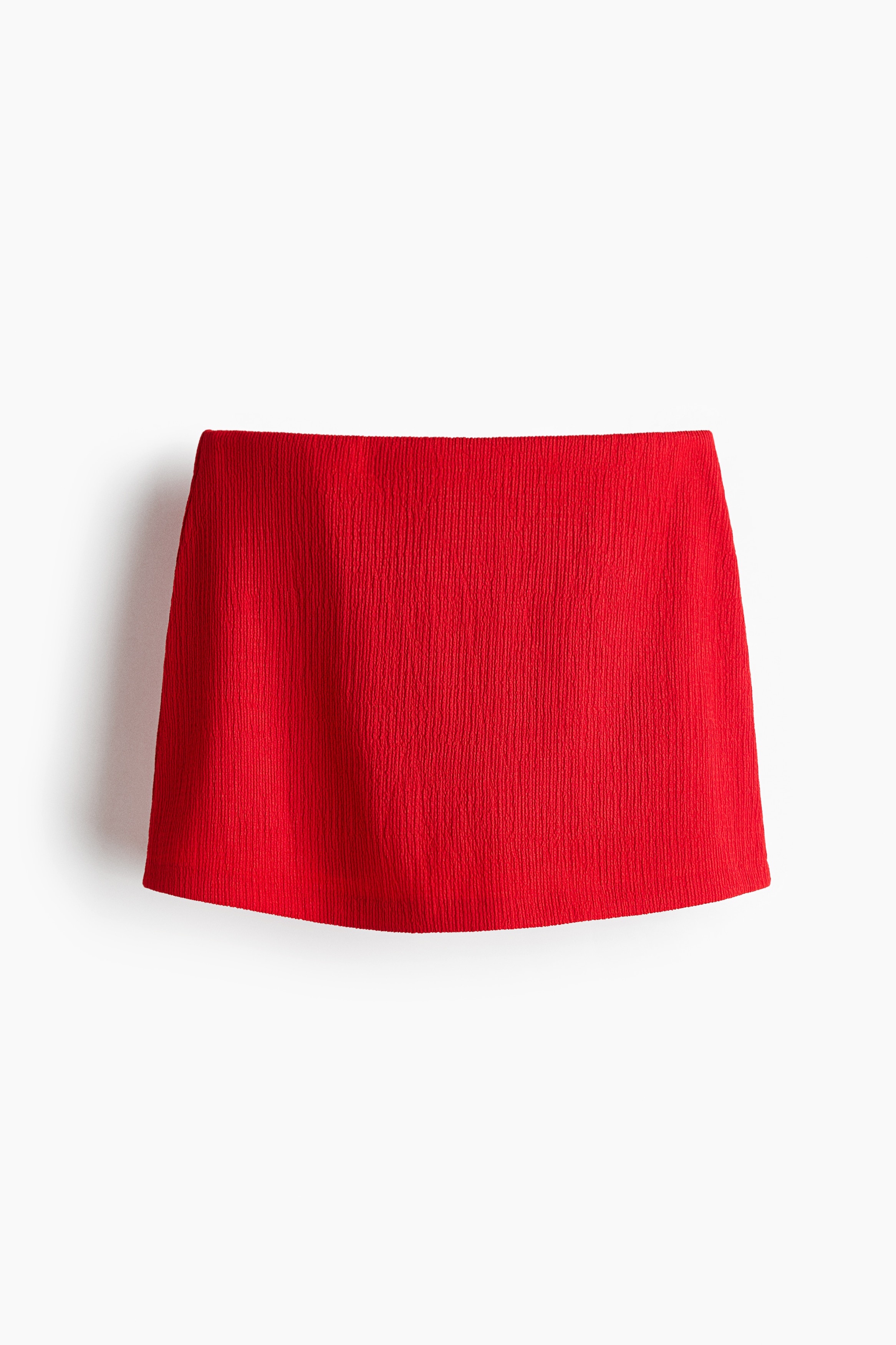 Crinkled mini skort