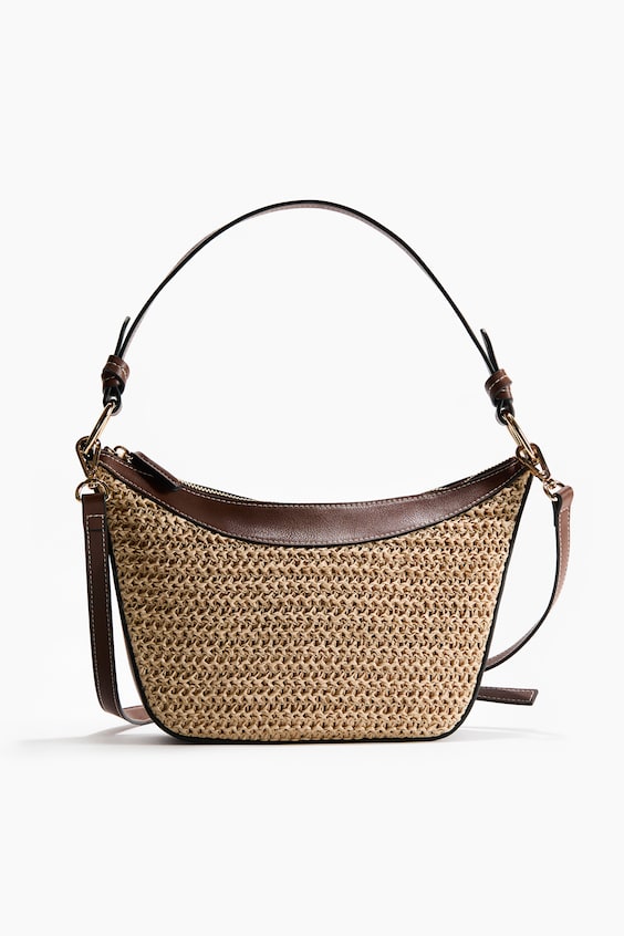 Женские сумки H&M Straw-Detail Crossbody Bag