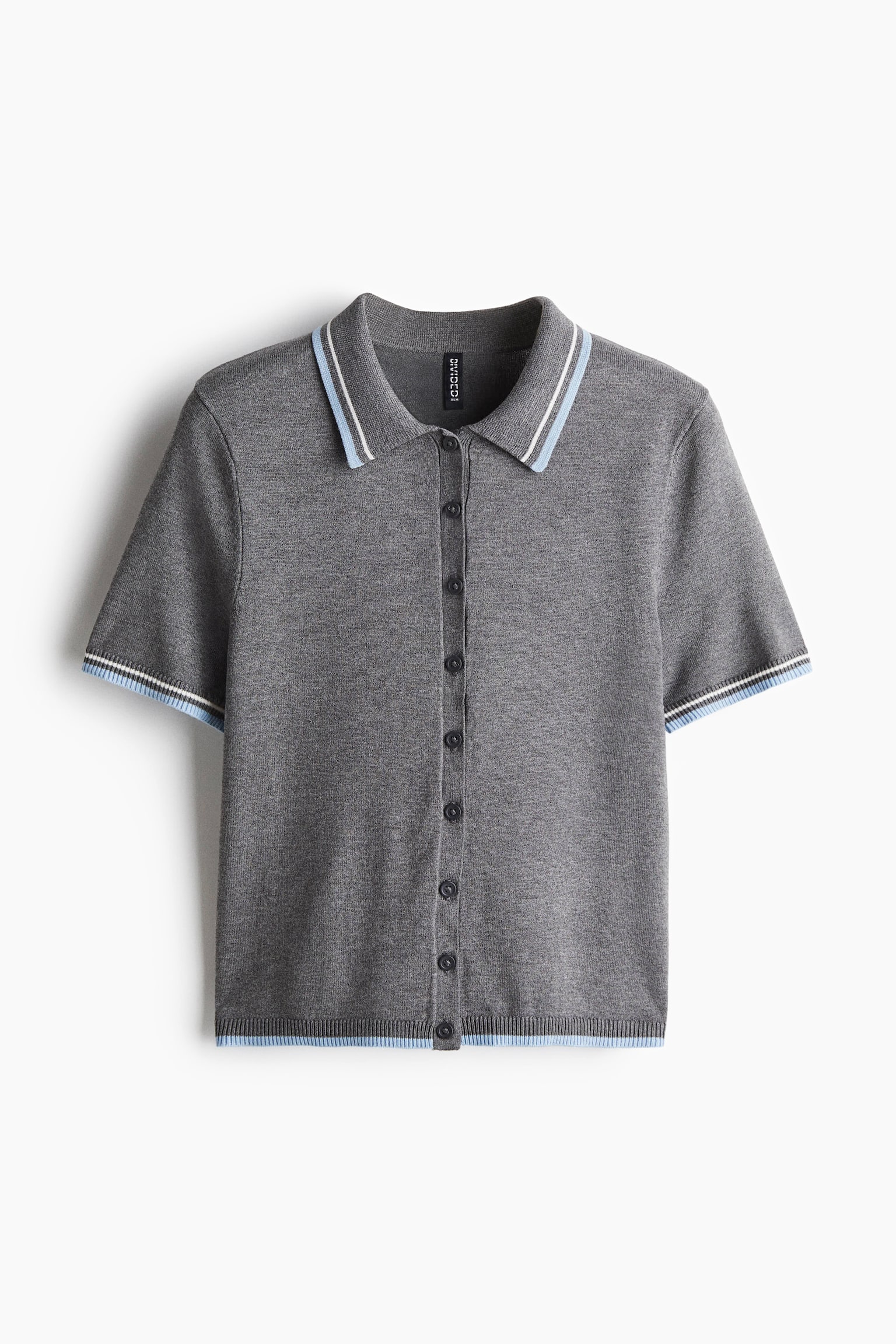 Женский кардиган H&M Short-Sleeved, цвет: Серый — фото 1
