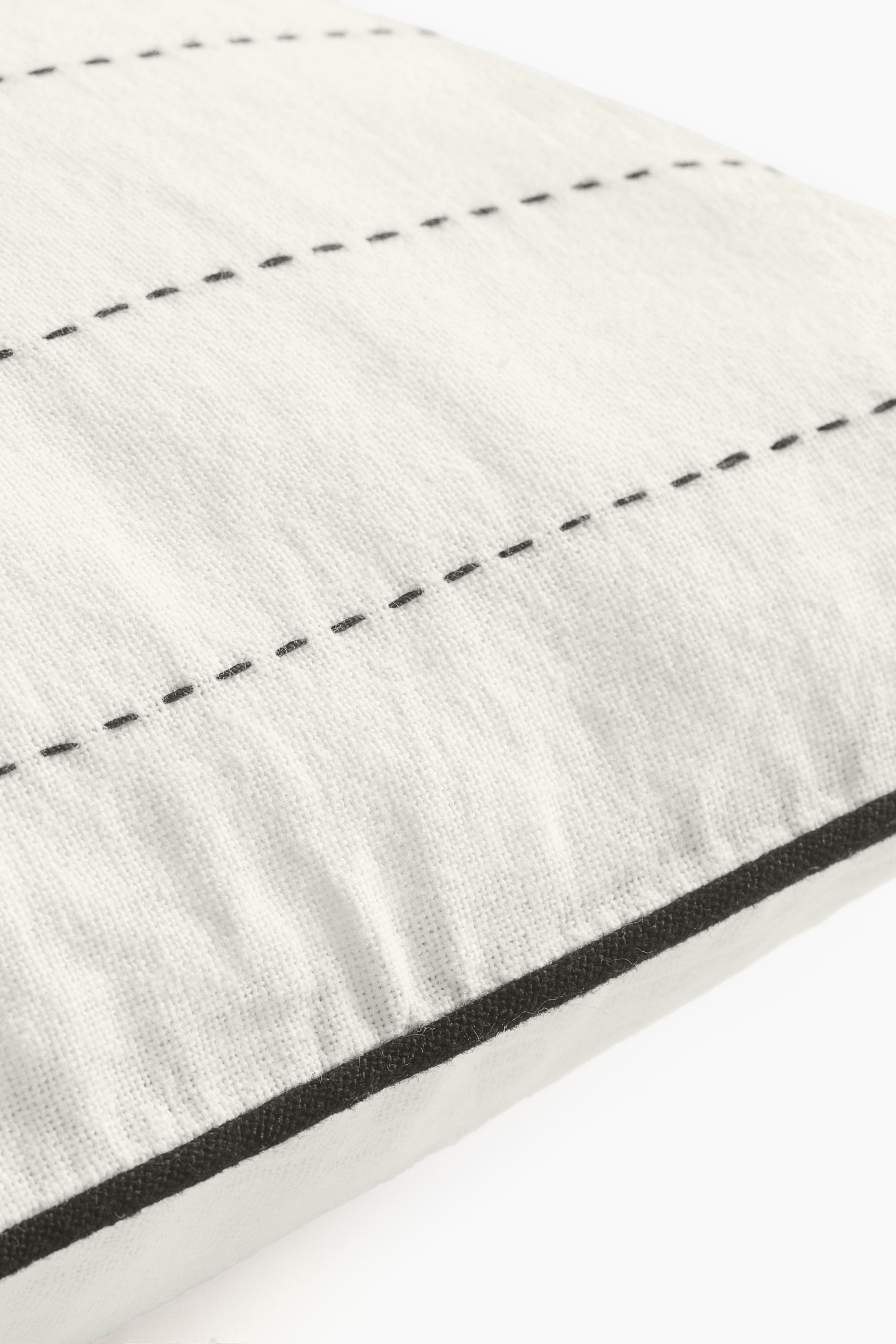 Housse de coussin en lin mélangé