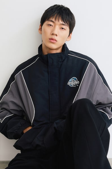 Padded track jacket