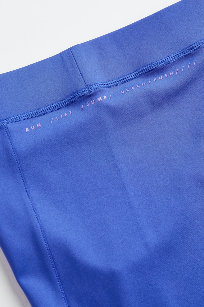 Træningsbukser i DryMove™ med svaj - Klar blå/Sort - 6