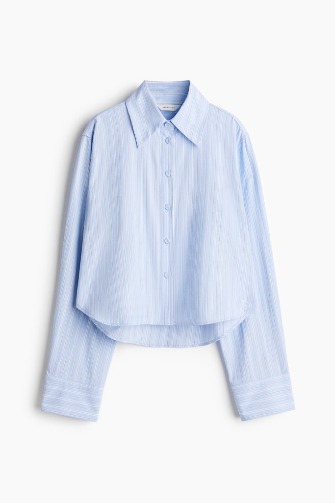 Camisa corta - Light blue/Striped - 1