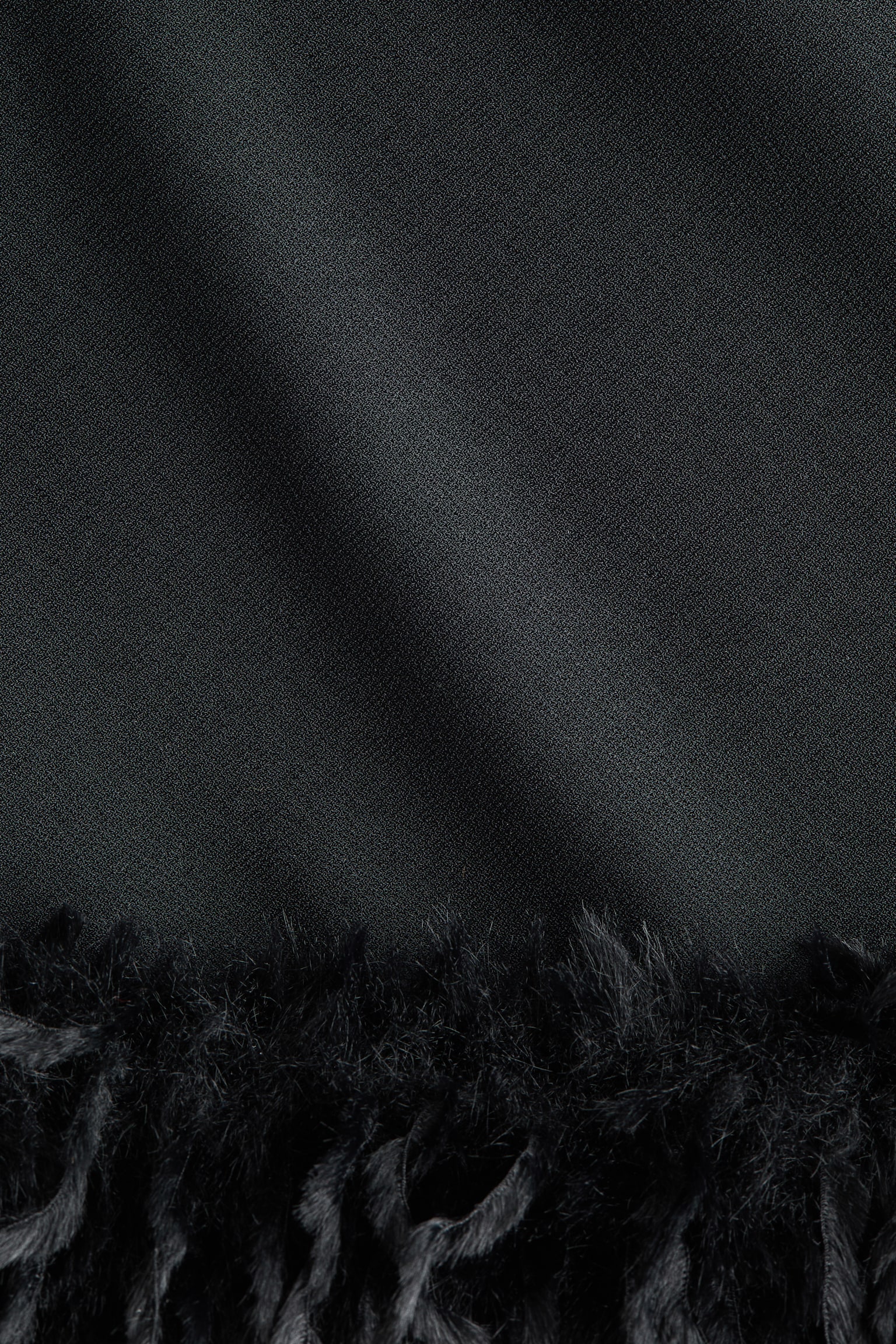 MAMA Fringed trousers - Black - 3