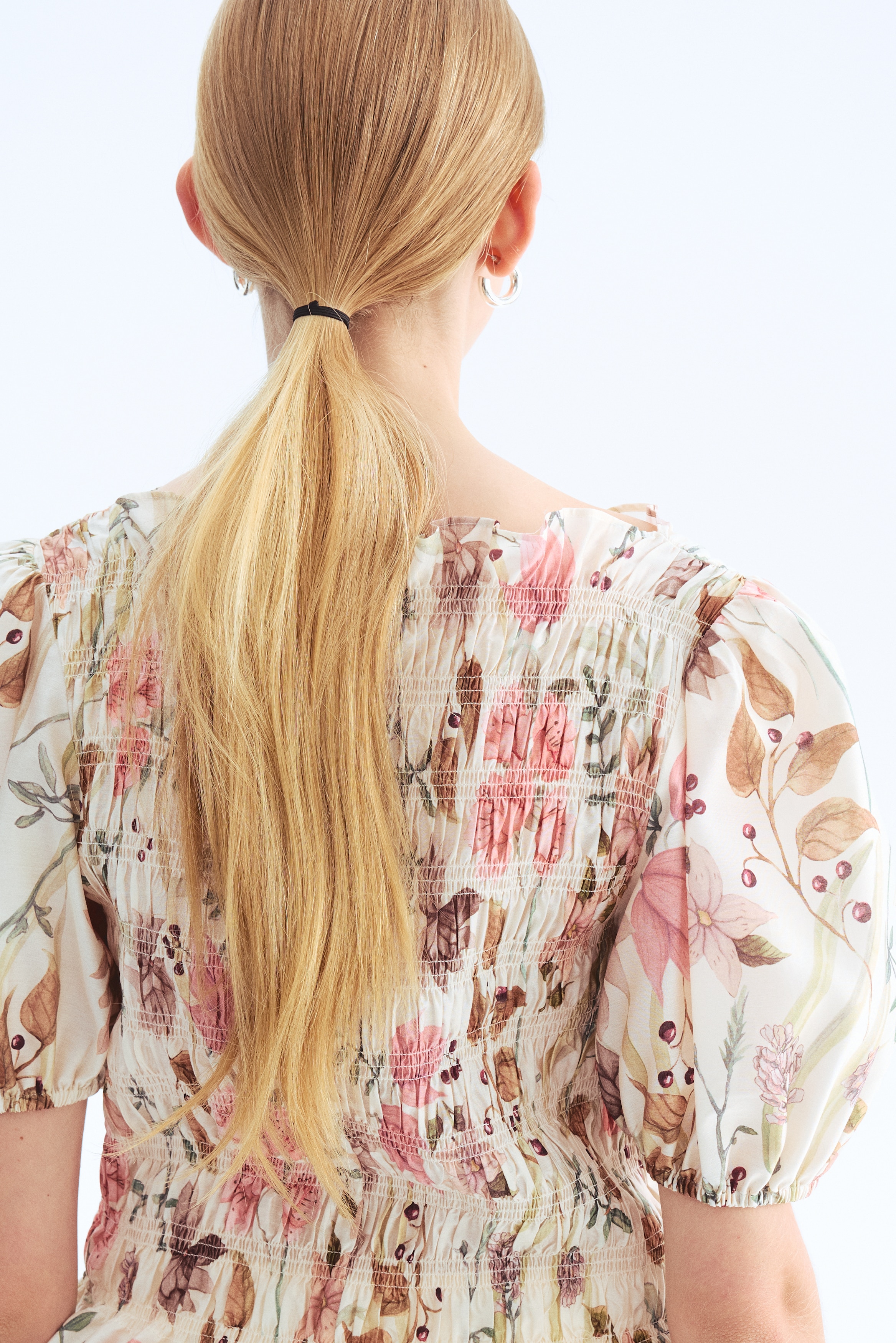 Smocked blouse