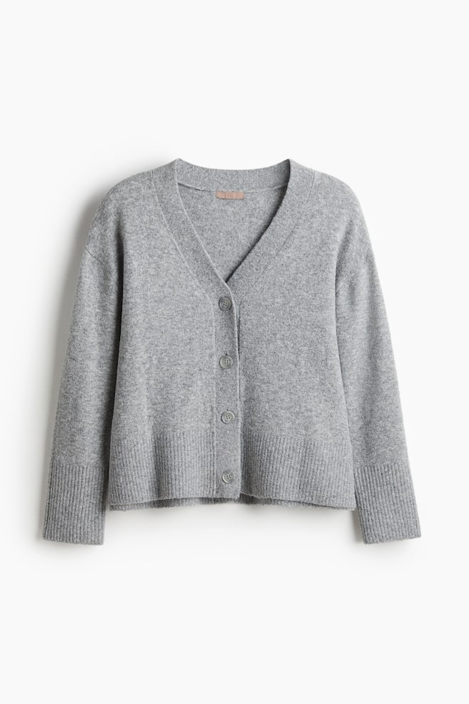 Cardigan - Gray melange/Dark gray melange - 1