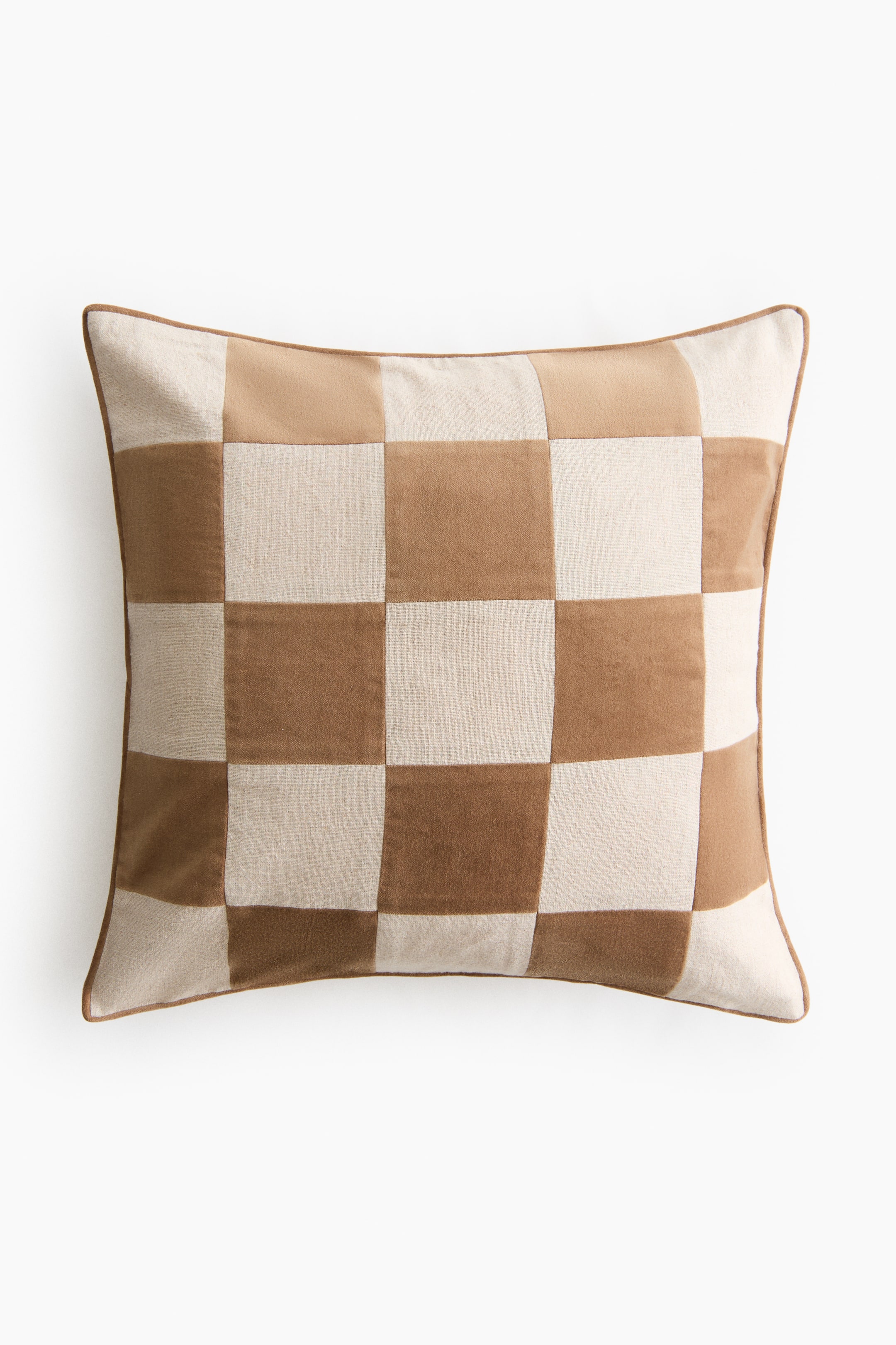 Linen-blend cushion cover