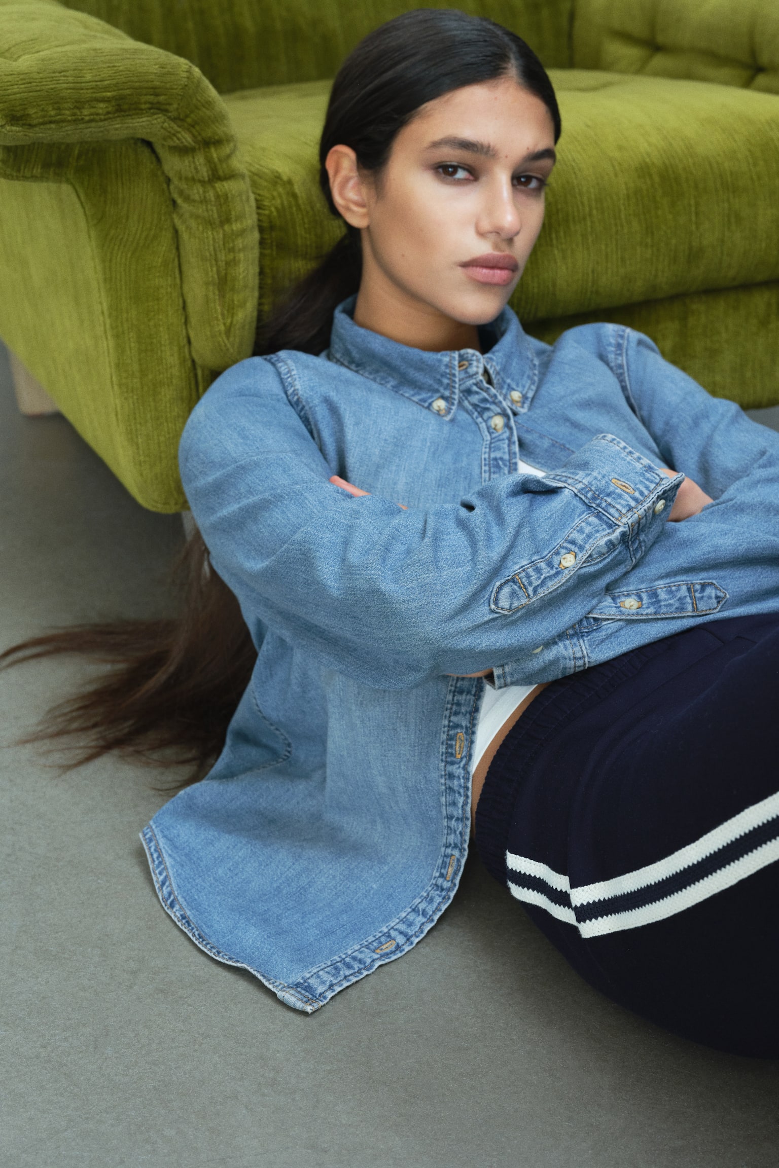 Denim shirt - Denim blue - 1