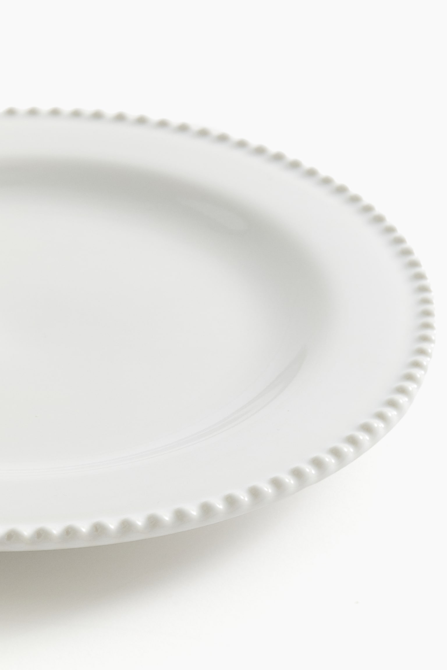 Stoneware dinner plate - White - 3