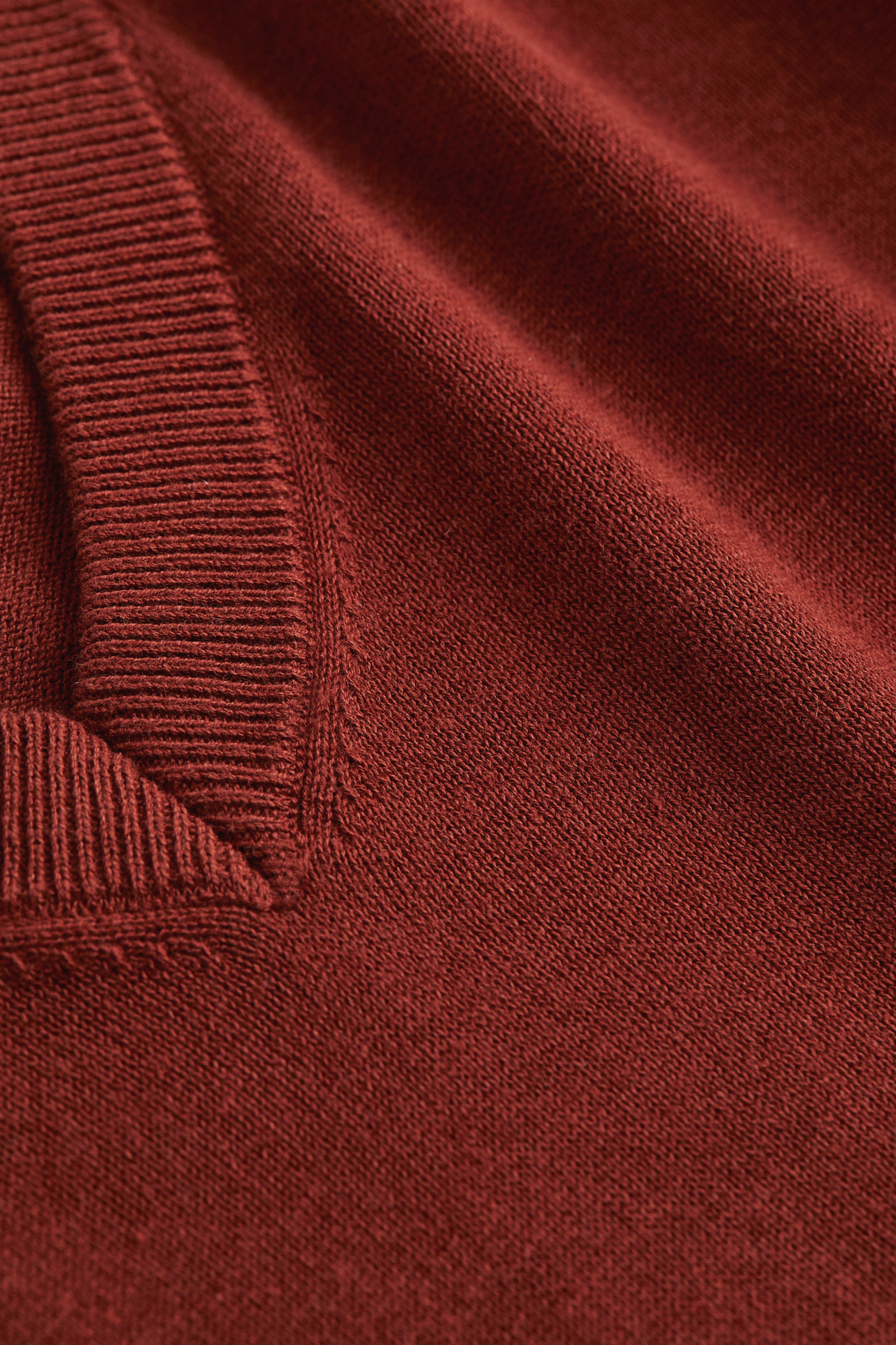 View larger image: V-neck cotton jumper - Brown - Men | H&M IN 2