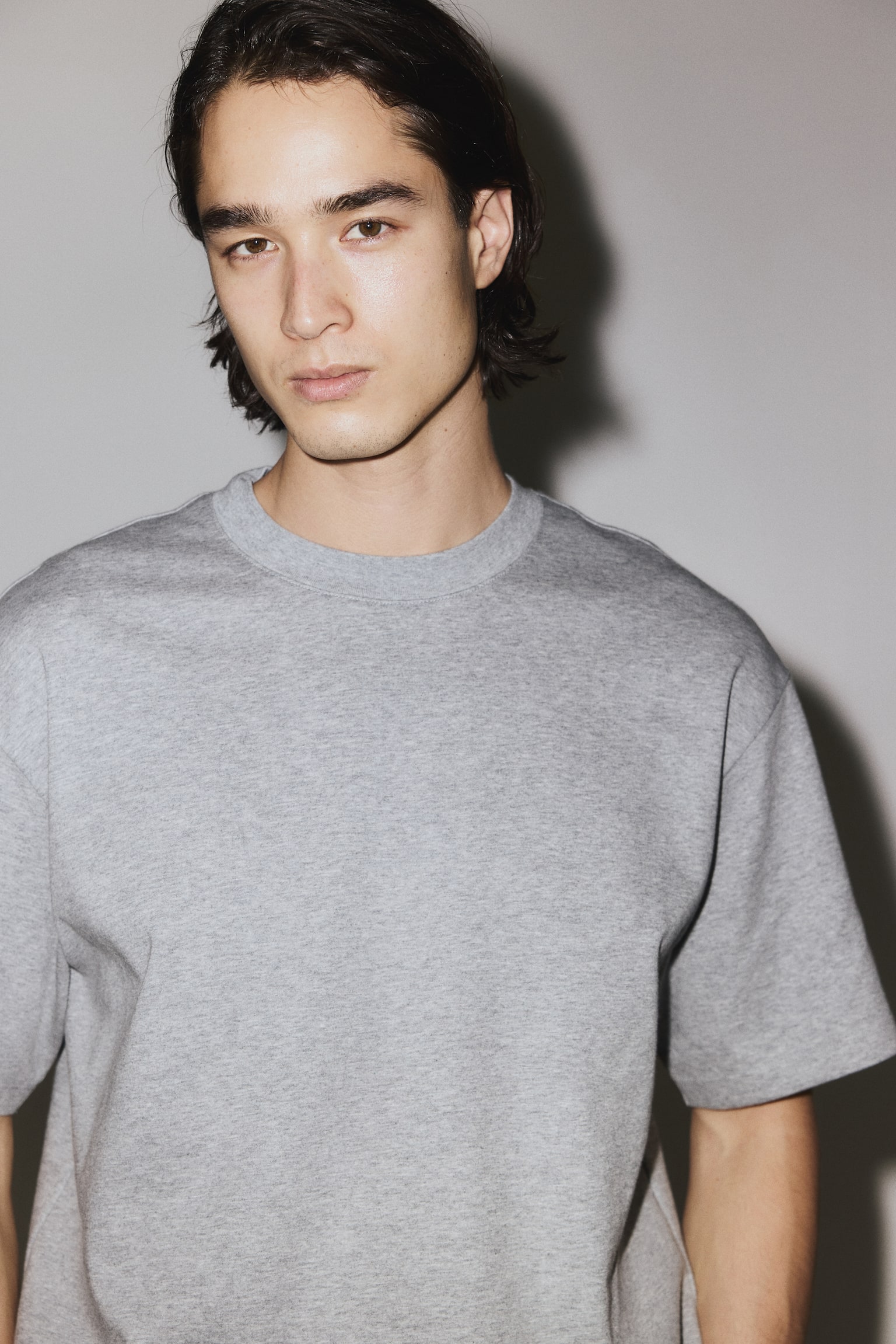 T-shirt Cooling Relaxed Fit - Cinzento mesclado/Preto/Bege escuro/Branco/Castanho escuro - 3