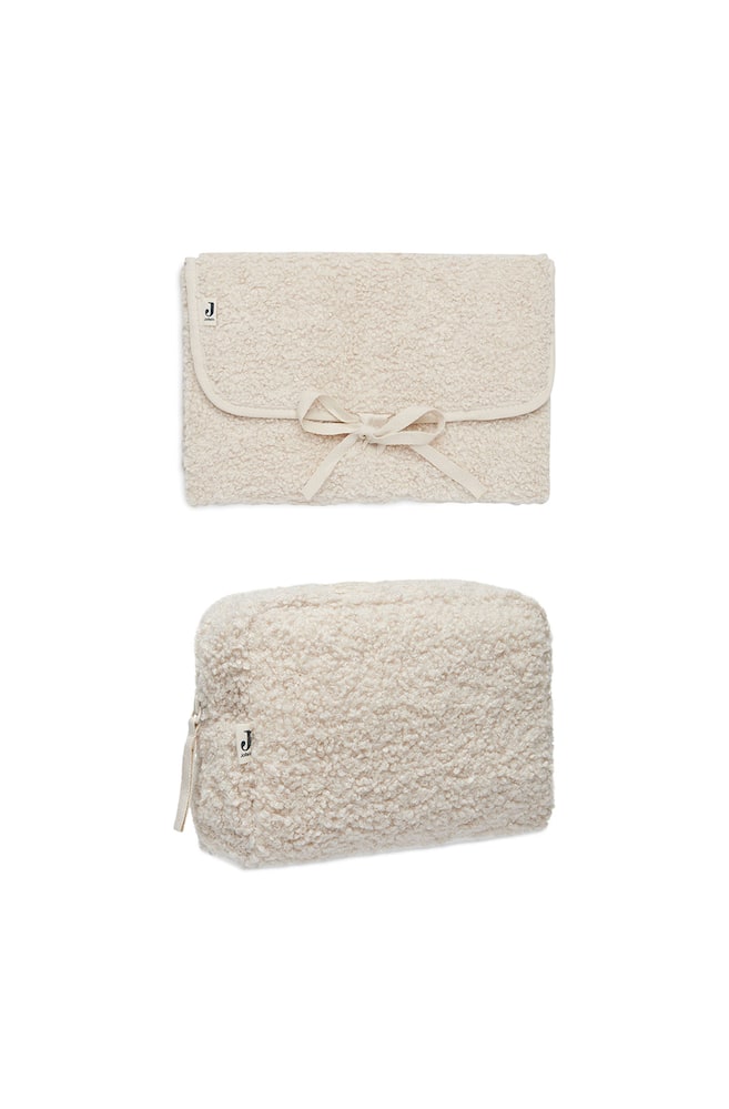 Tapis À Langer Nomade & Trousse De Soins - Boucle/naturel/Boucle/biscuit - 1