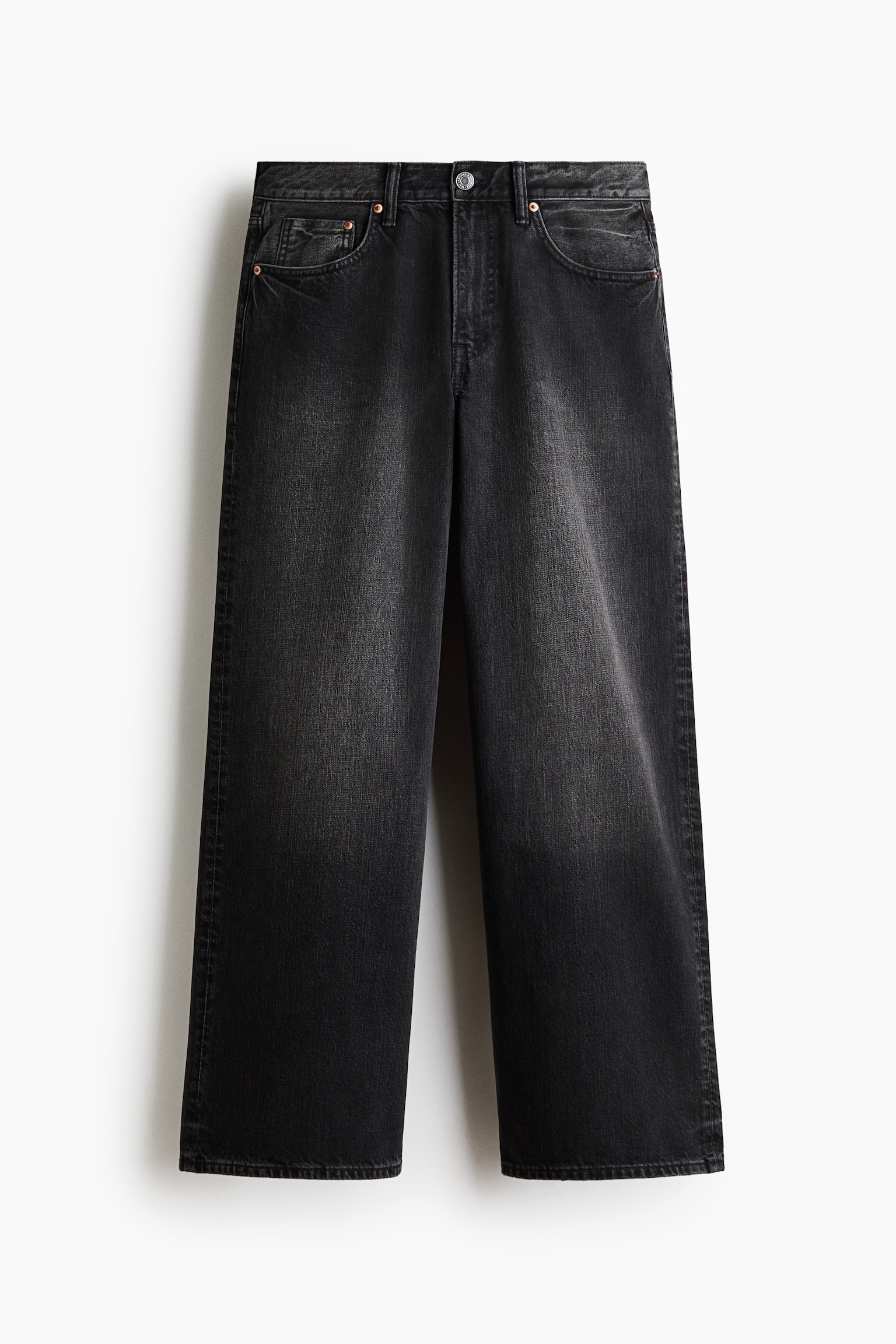 Wide Jeans - Denimsvart/Mörk denimblå/Mörk denimblå - 1