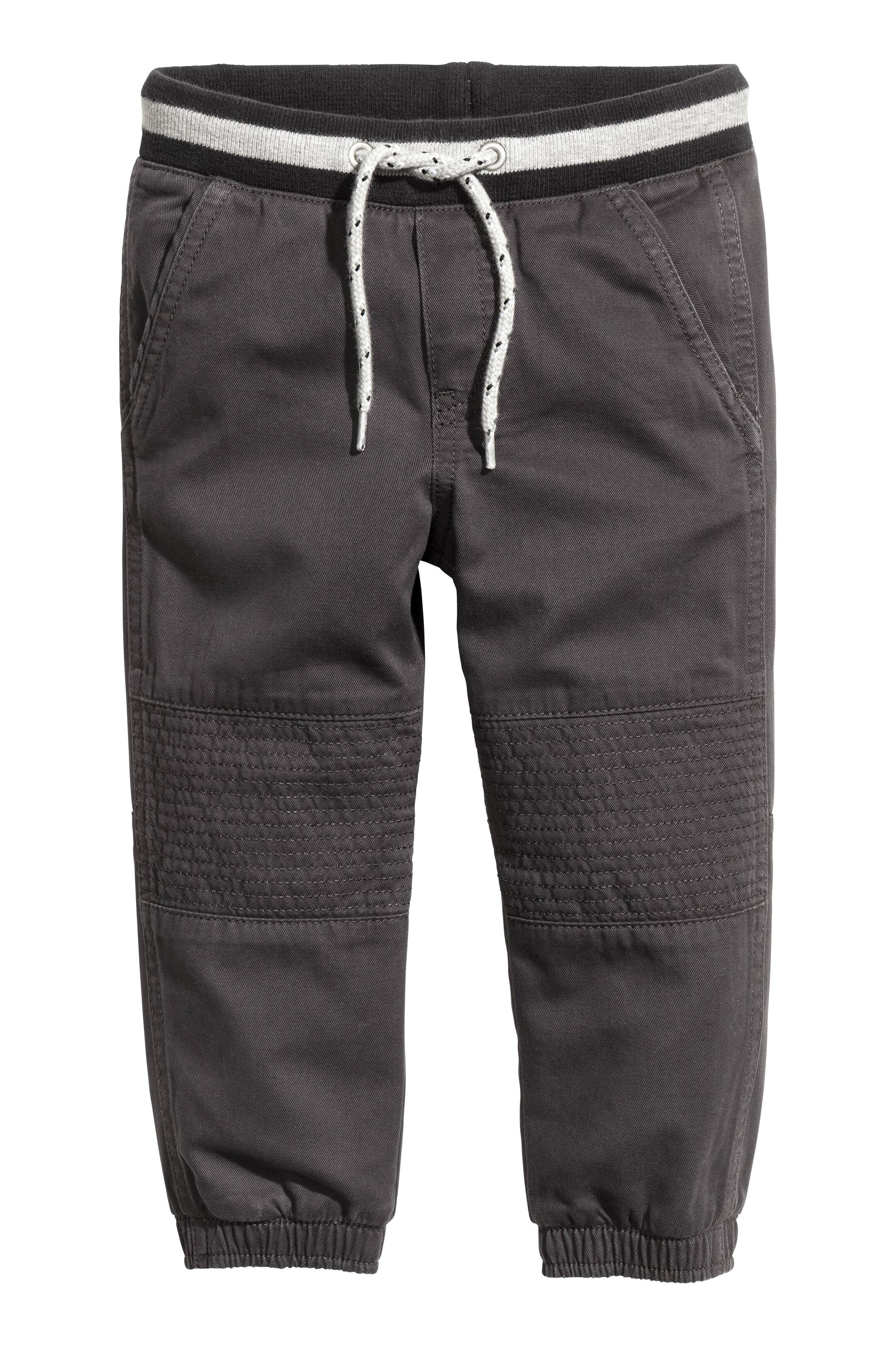 View larger image: Pull-on trousers - Nearly black - Kids | H&M GB 1