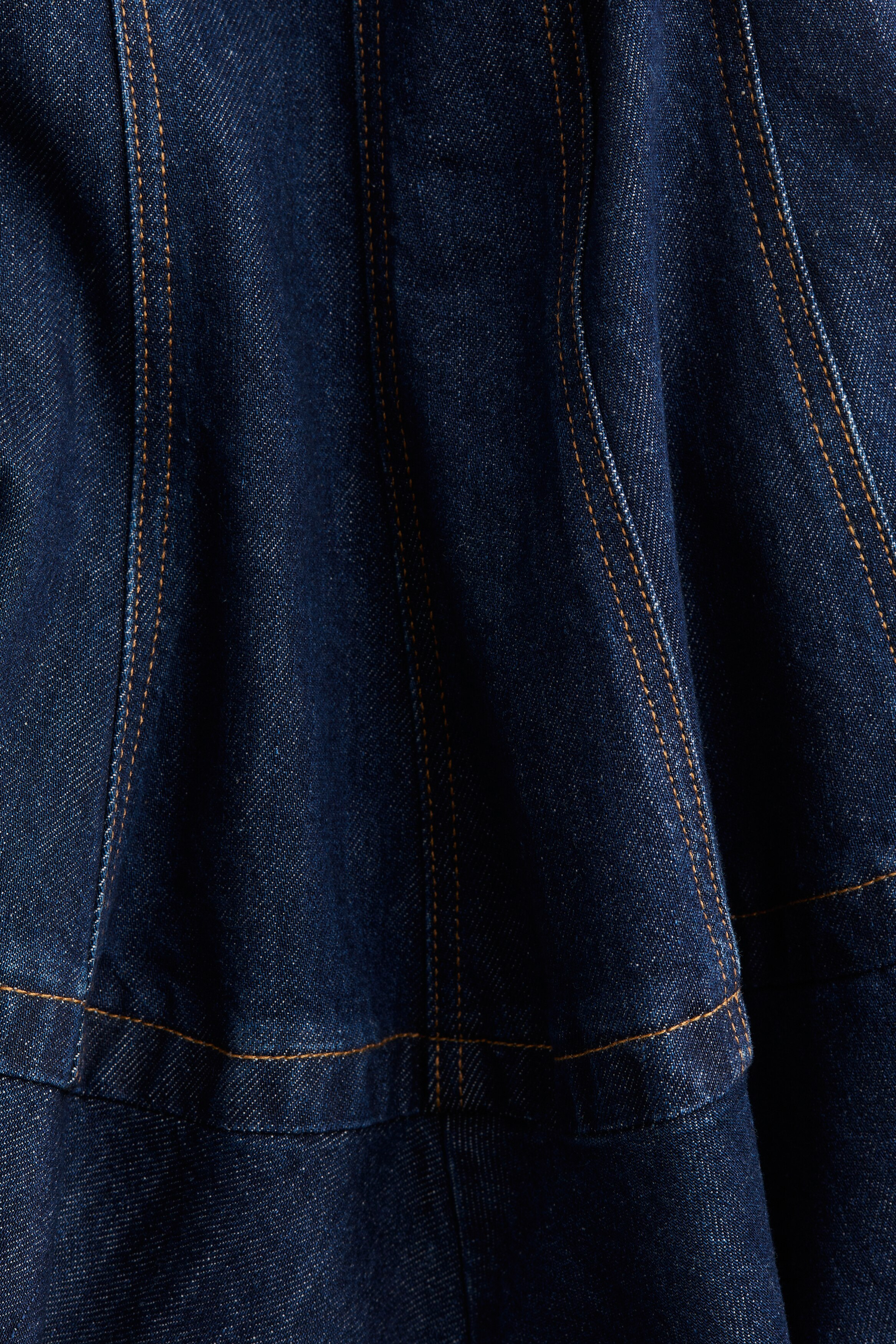 denim bandeau dress h&m H&M Denim Bandeau Dress