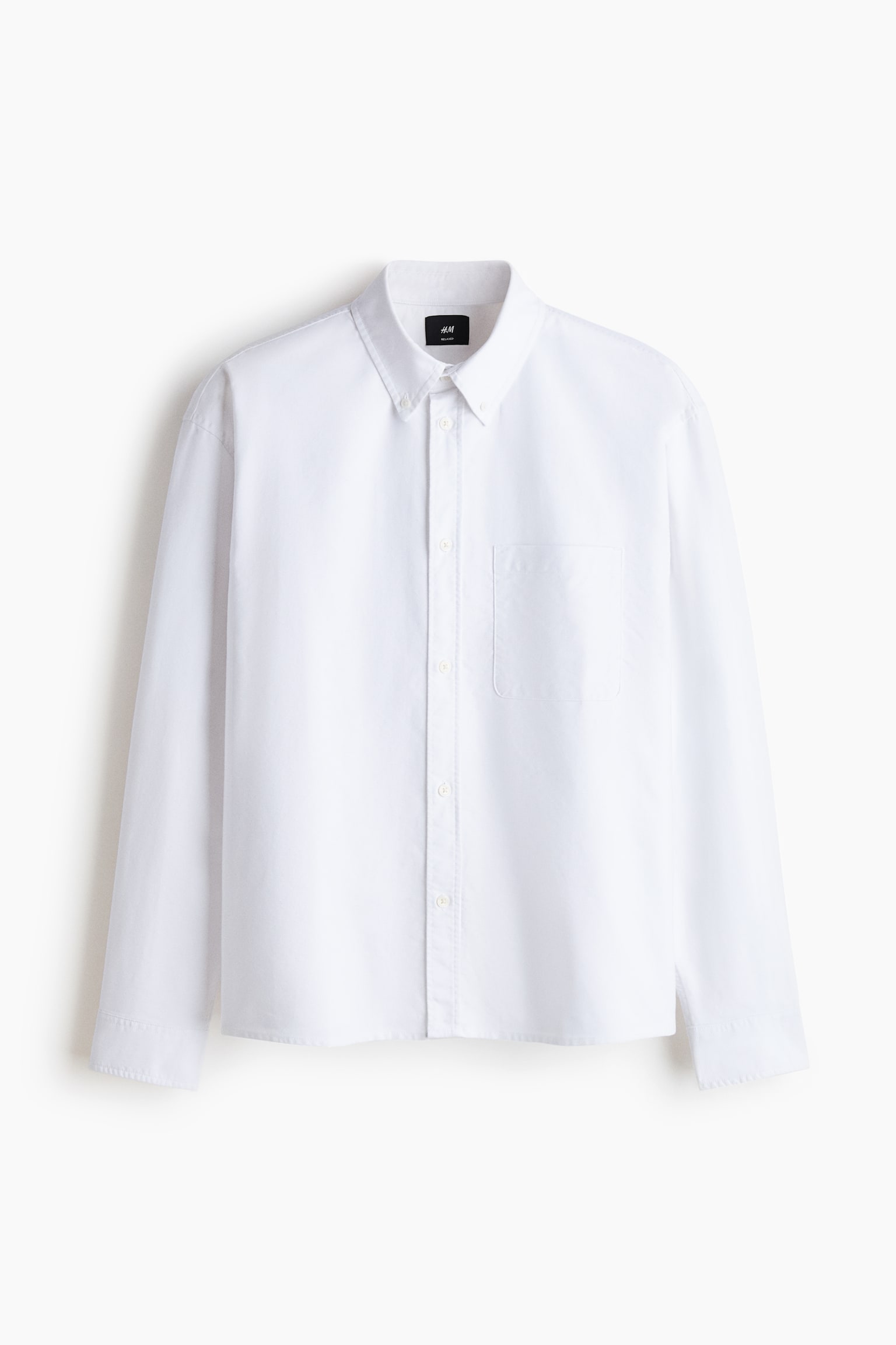 Chemise Oxford Relaxed Fit - Blanc/Bleu foncé/Vert/rayé/Rouge - 1