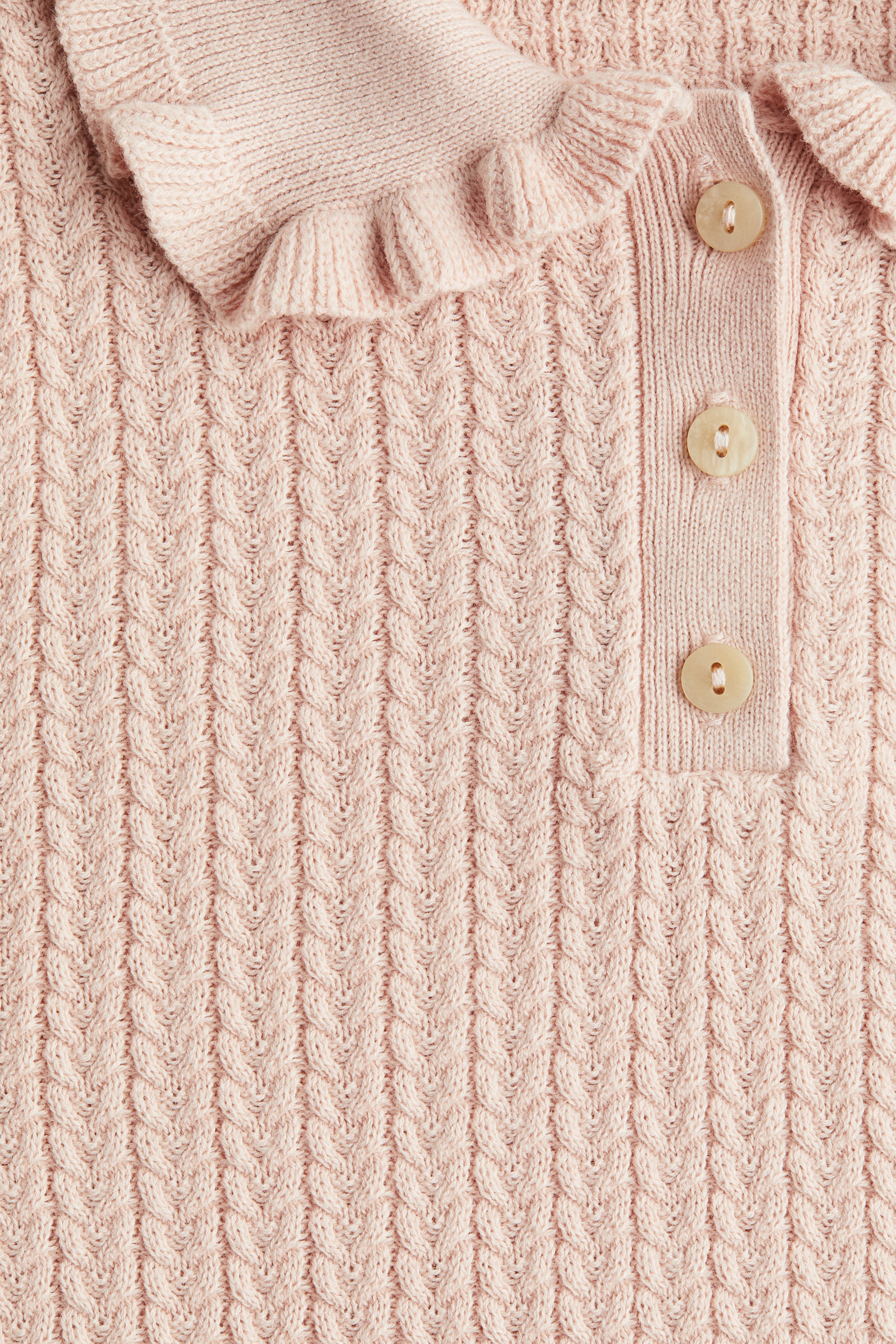 Cable-Knit Cotton Top