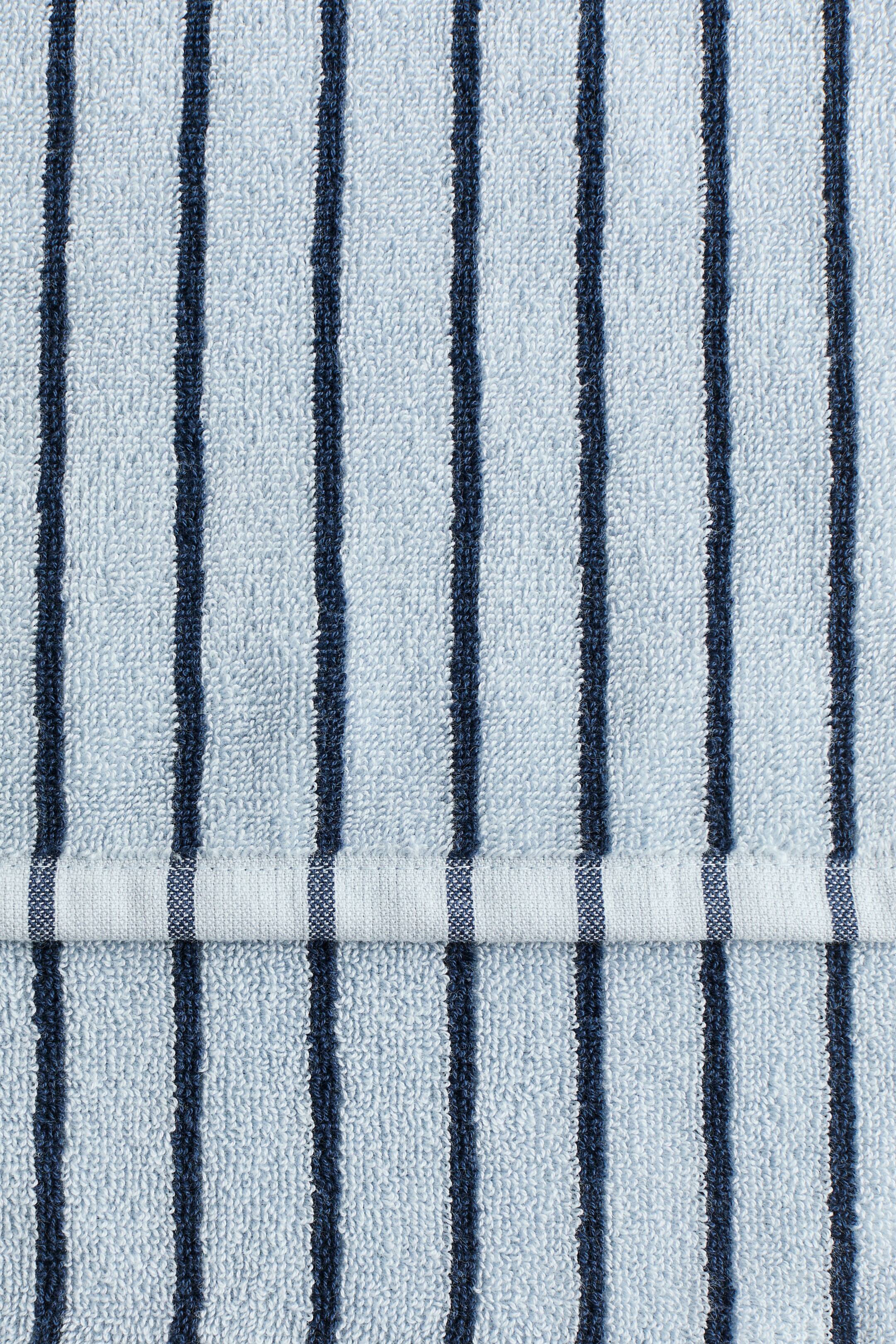 拡大画像を表示: ストライプゲストタオル - ライトブルー／ストライプ - Home All | H&M JP 3