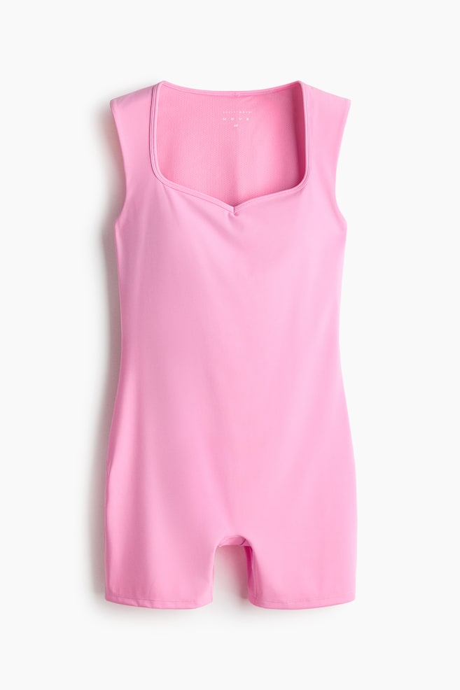 SculptMove™ Sports playsuit - Pink - 1