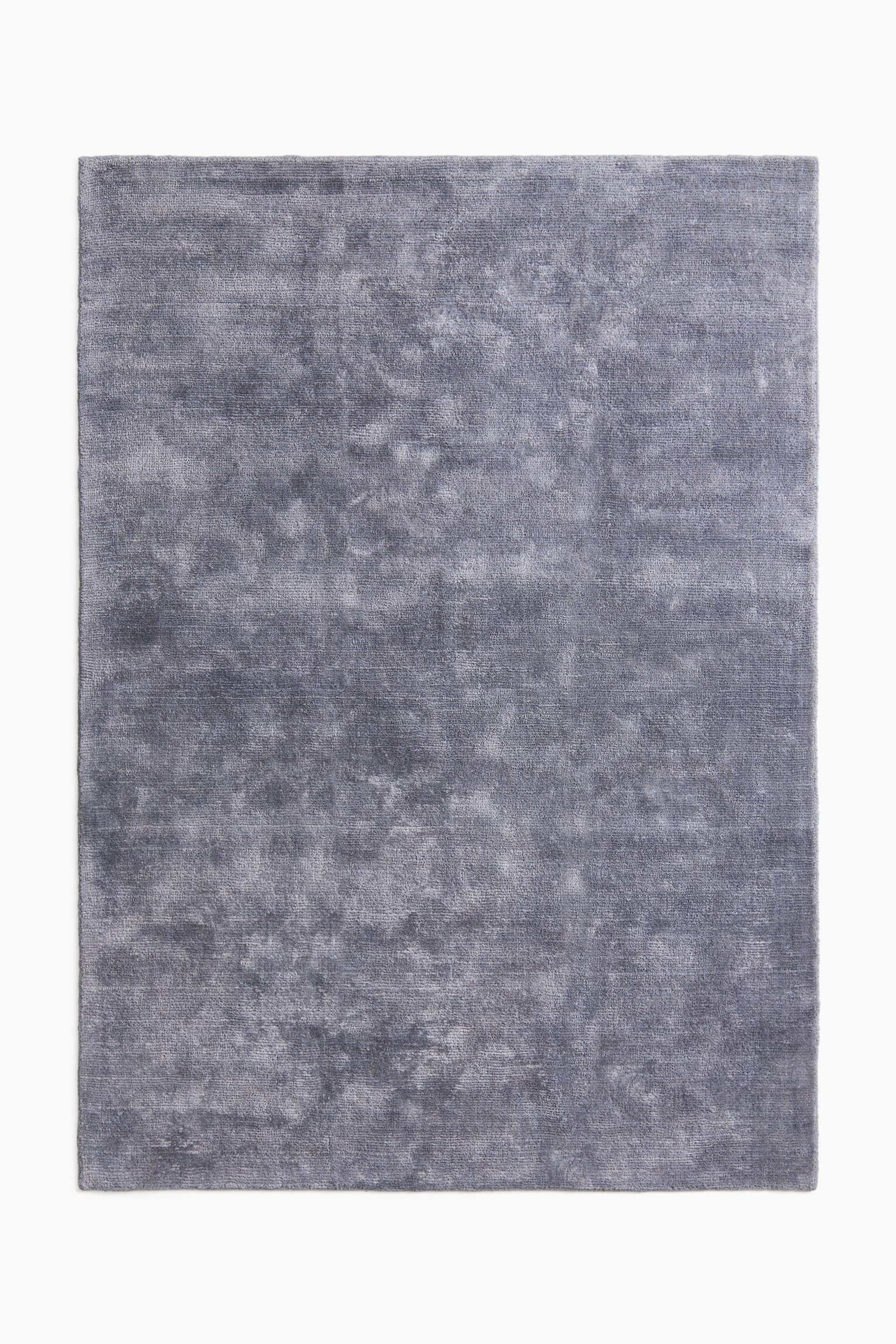 Handloom jute rug - Dusty blue/Light beige - 1