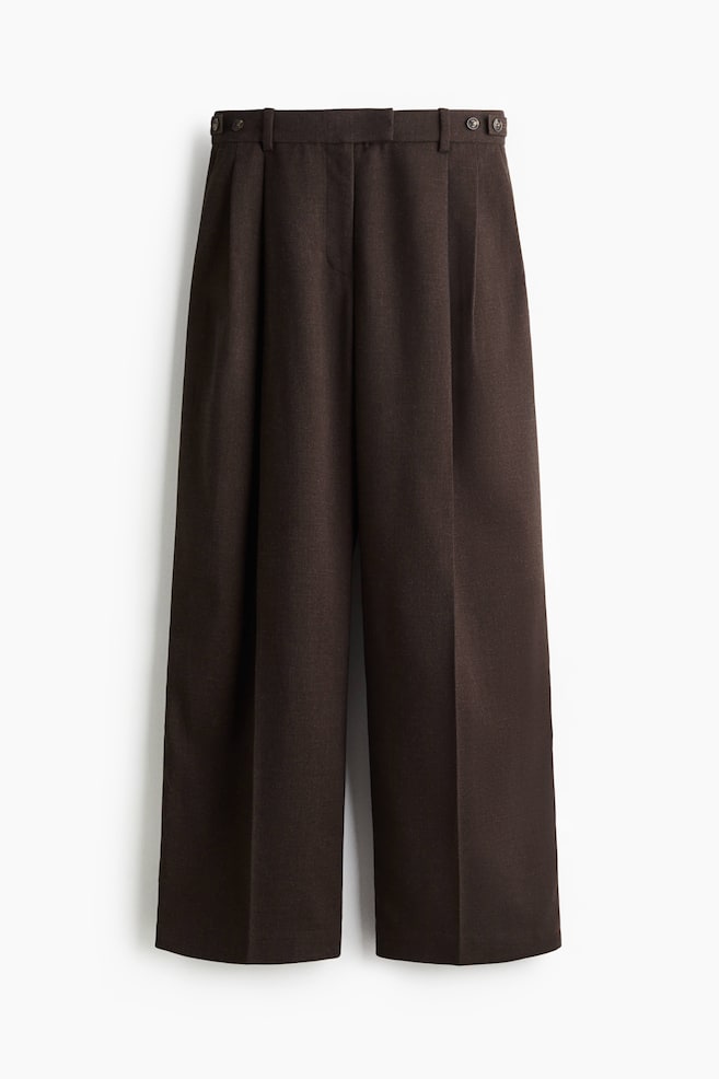 Tailored Pants - Dark brown/Dark grey/Check - 1