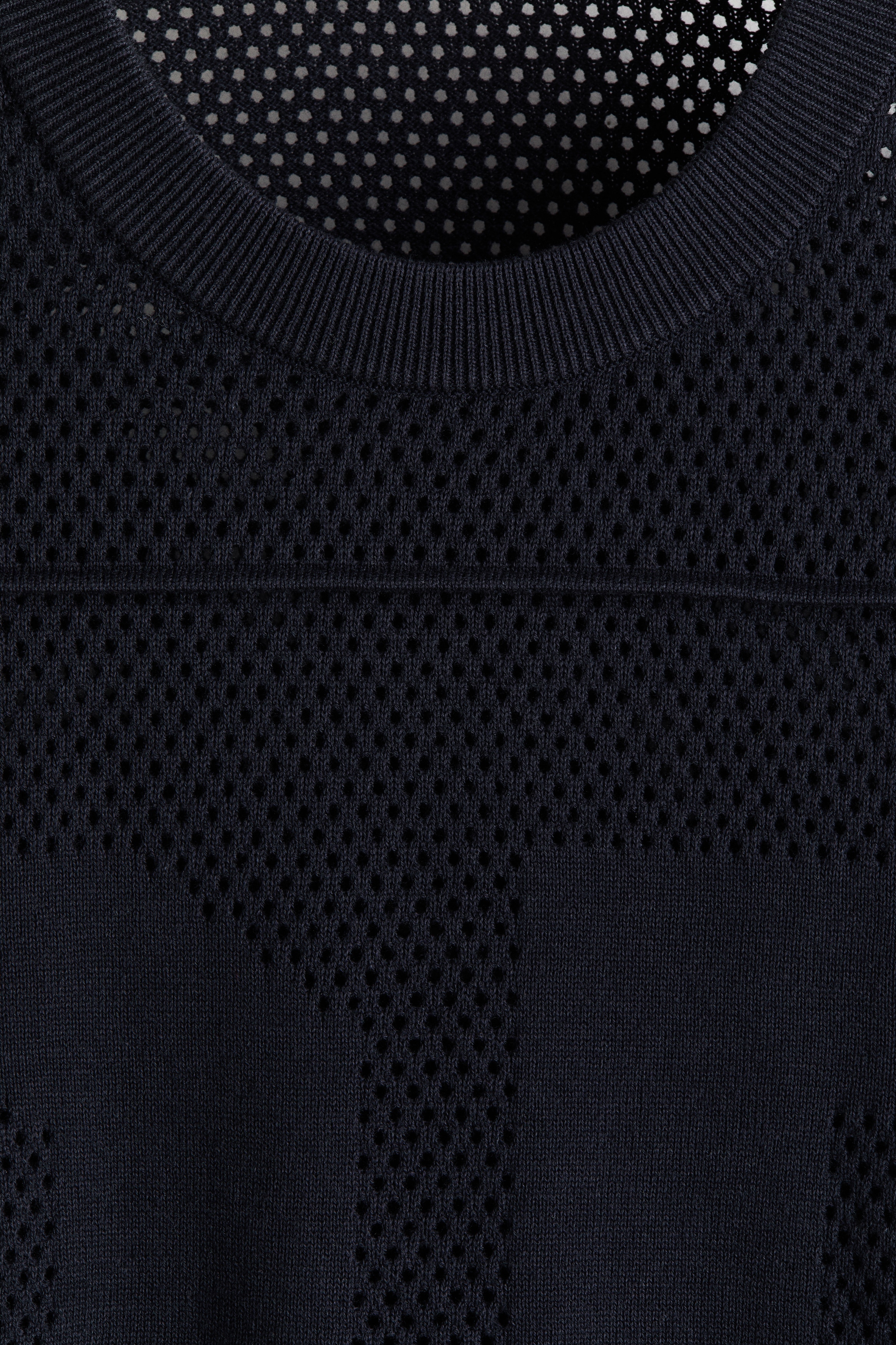 Boxy Relaxed-Fit Open-Knit T-Shirt by H&M