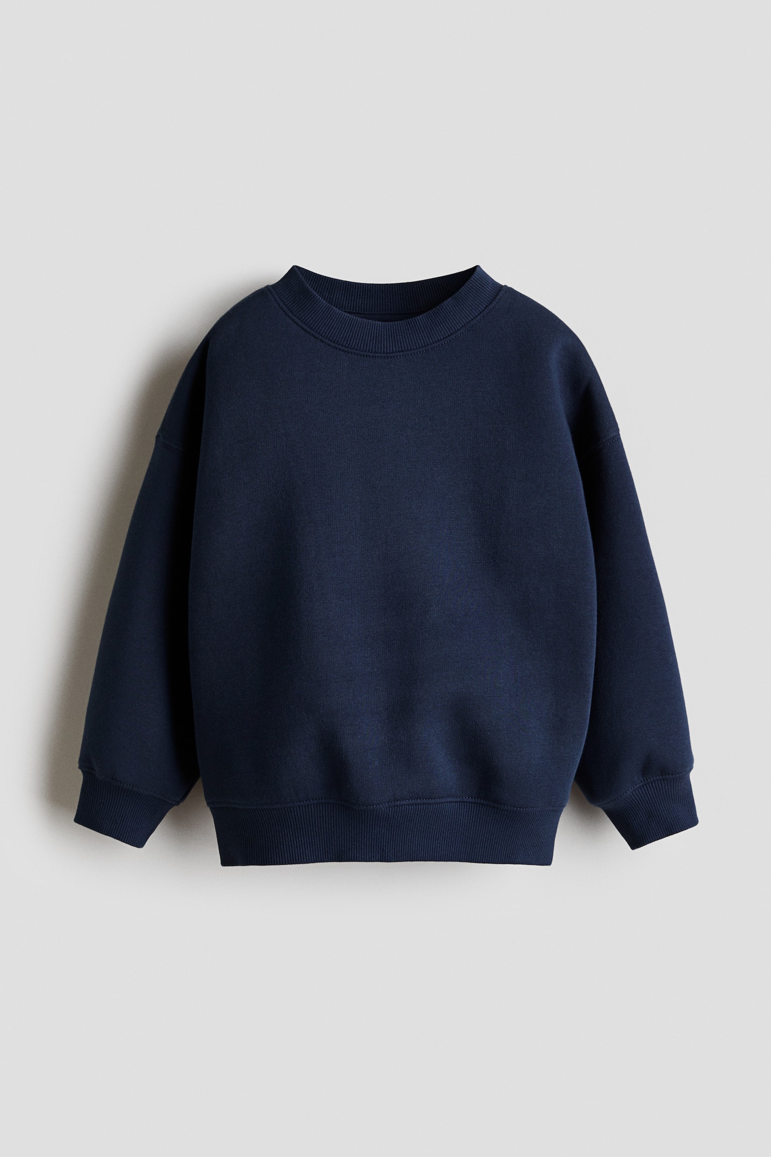 Brushed-inside sweatshirt - Navy blue/Dusty blue/Light grey marl/Red/Dark green/Brown