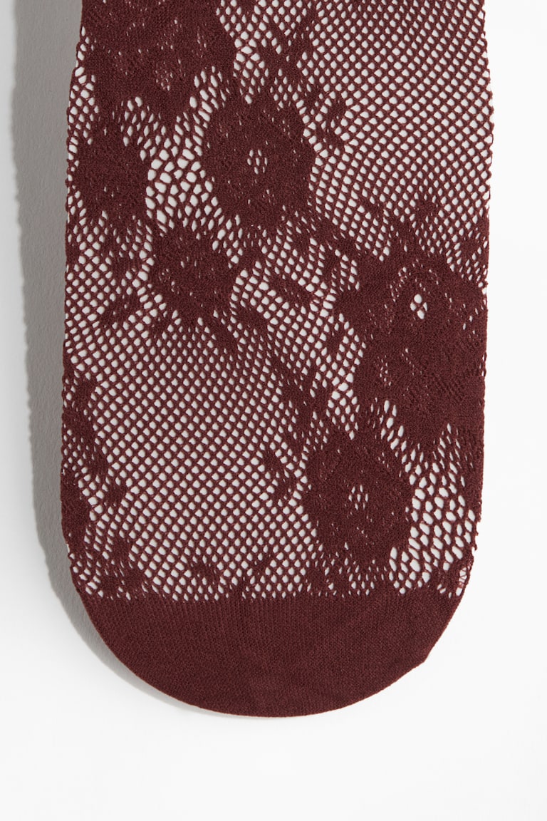 Collant en dentelle Bordeaux FEMME H&M FR