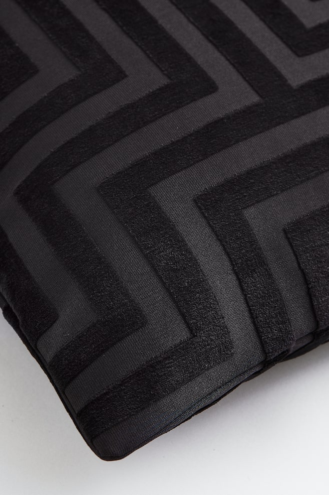 Velvet cushion cover - Anthracite grey/Patterned/Light beige/Patterned/Dark red/Patterned/Brown/Patterned/dc/dc - 4