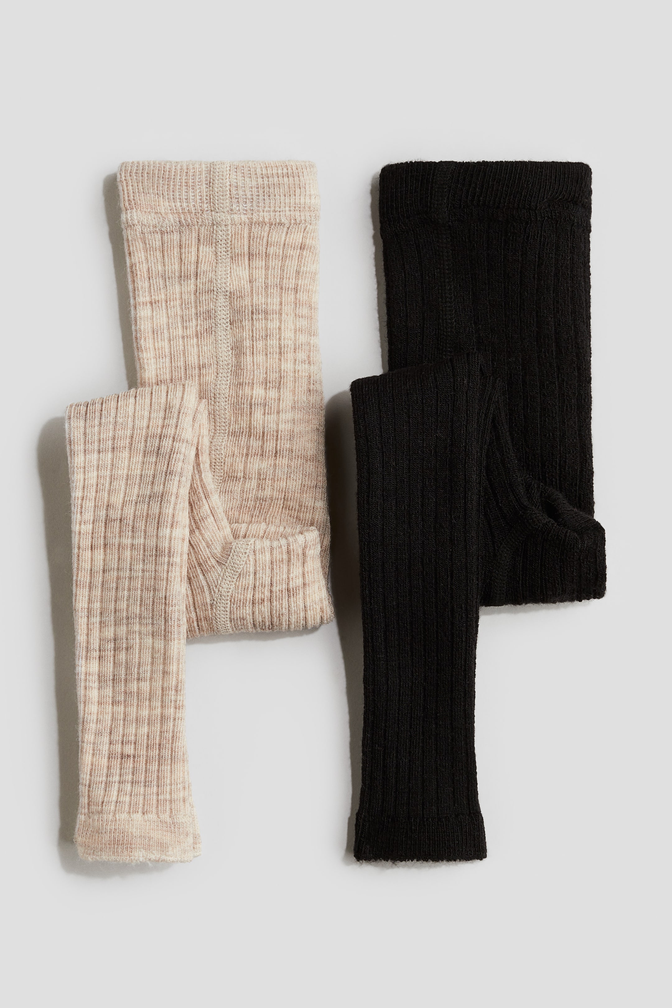 2-pack Wool-blend Footless Tights