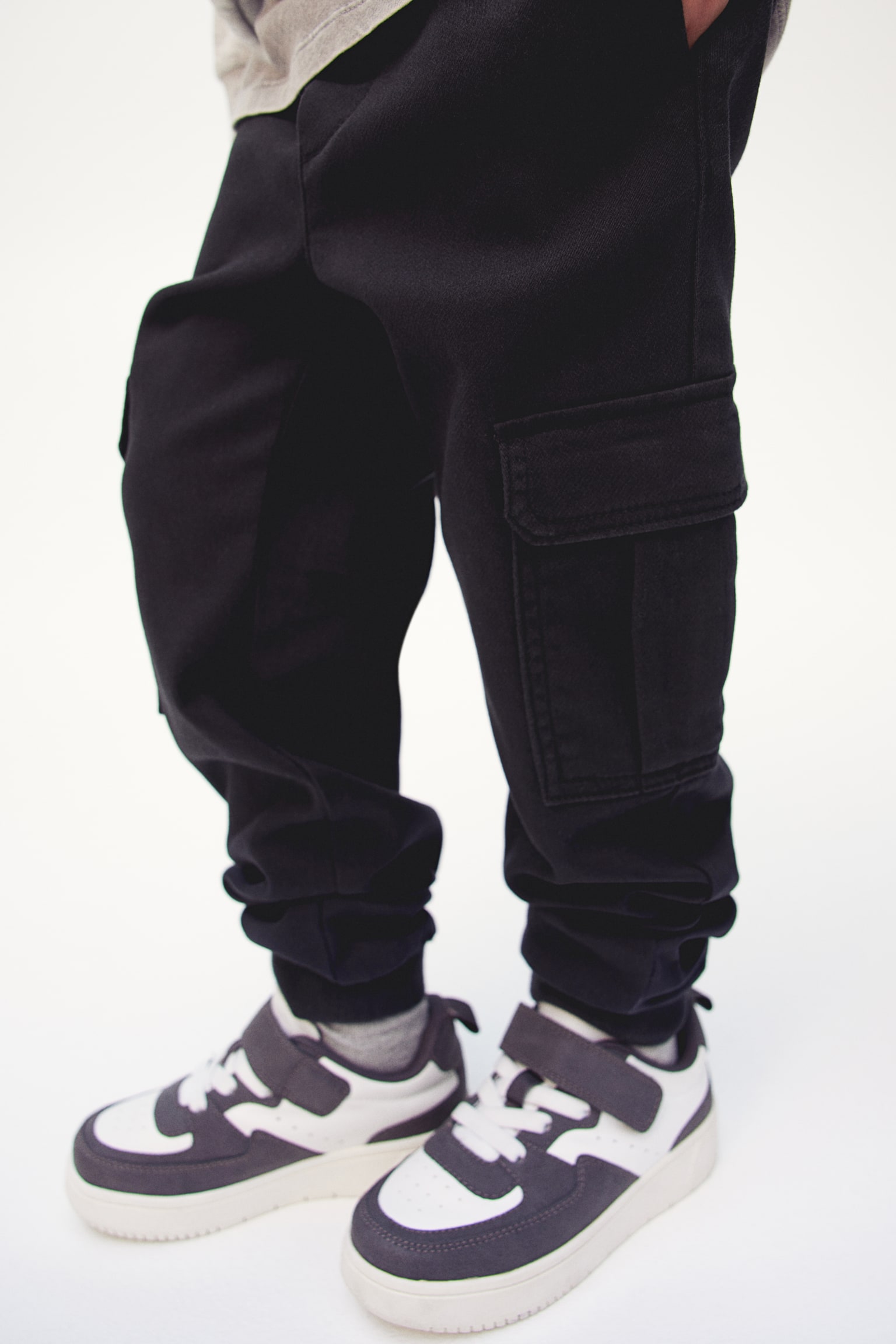 Cargo joggers - Black/Denim blue/Dark khaki green/Dark beige - 3