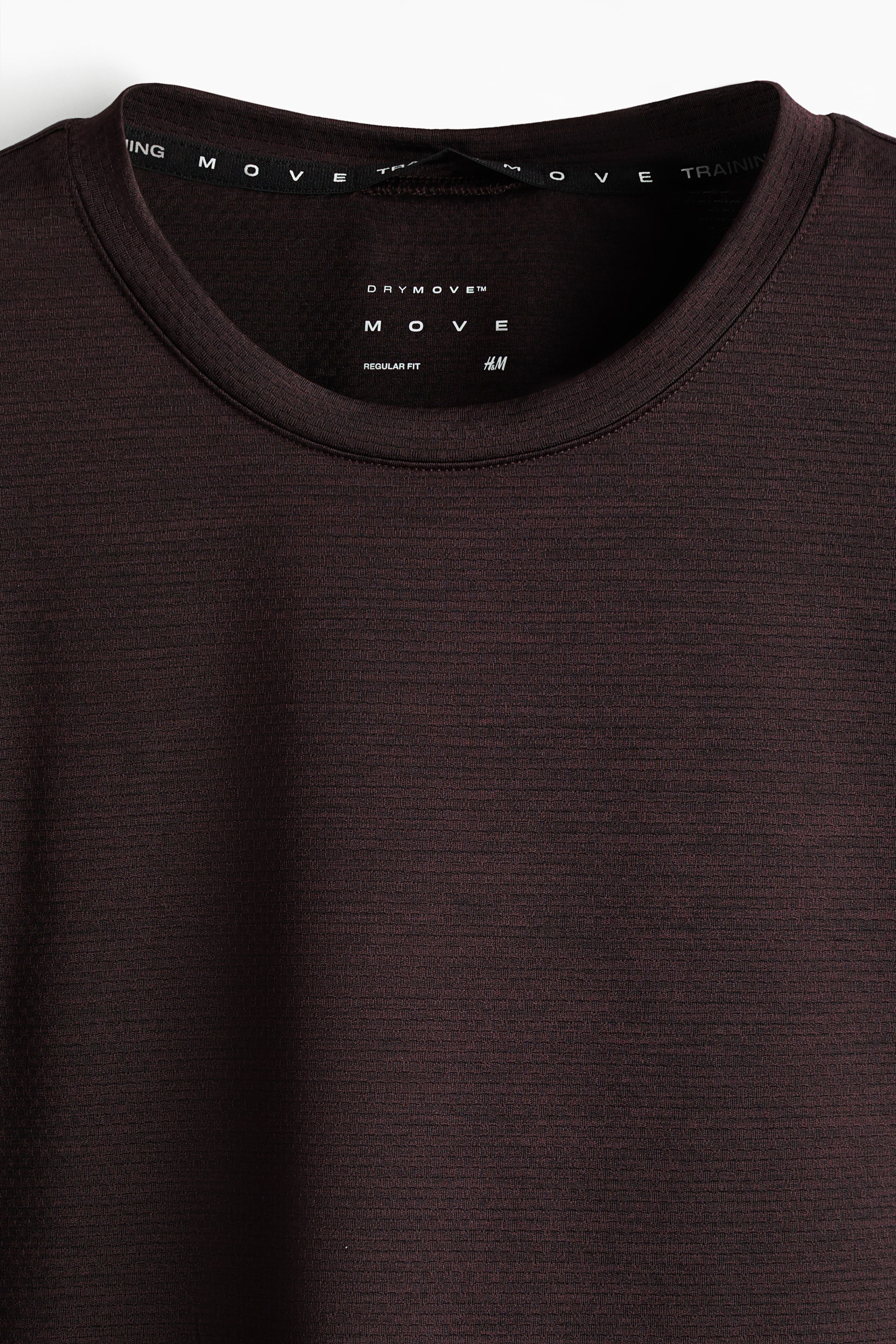 View larger image: Mesh sports T-shirt with DryMove™ - Dark brown - Men | H&M IN 2